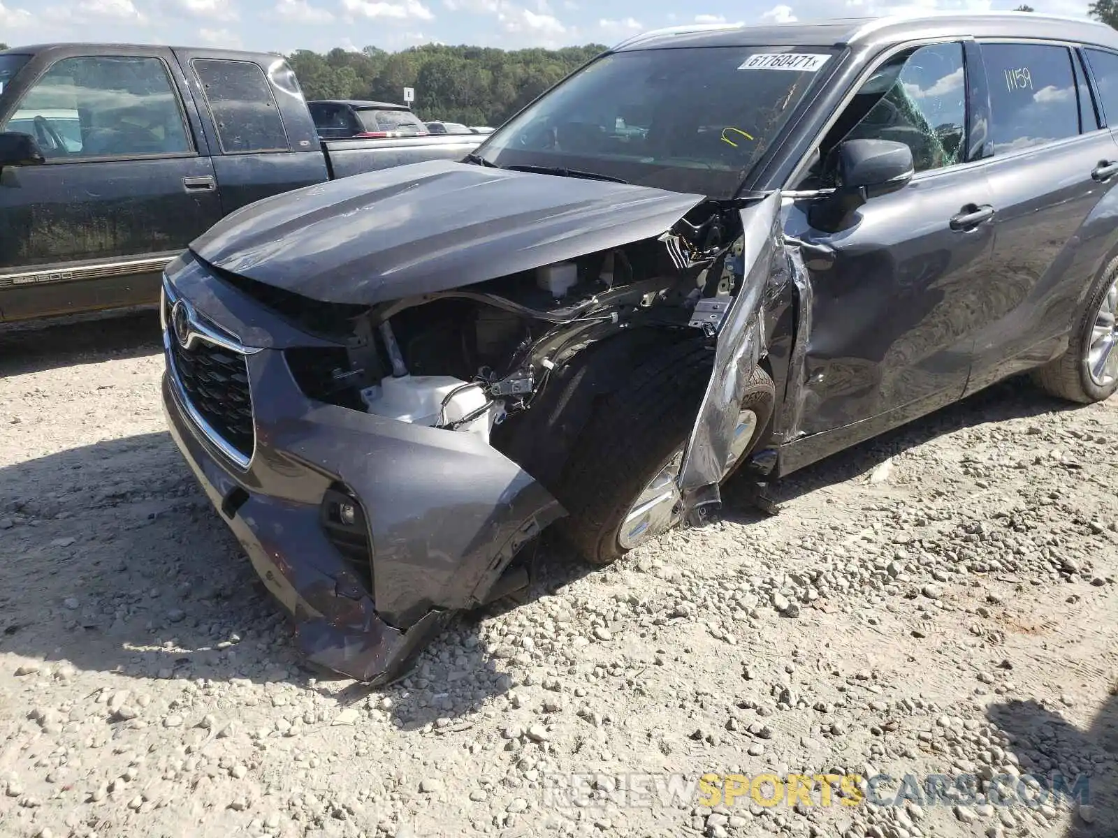 9 Photograph of a damaged car 5TDYZRAH5MS526774 TOYOTA HIGHLANDER 2021