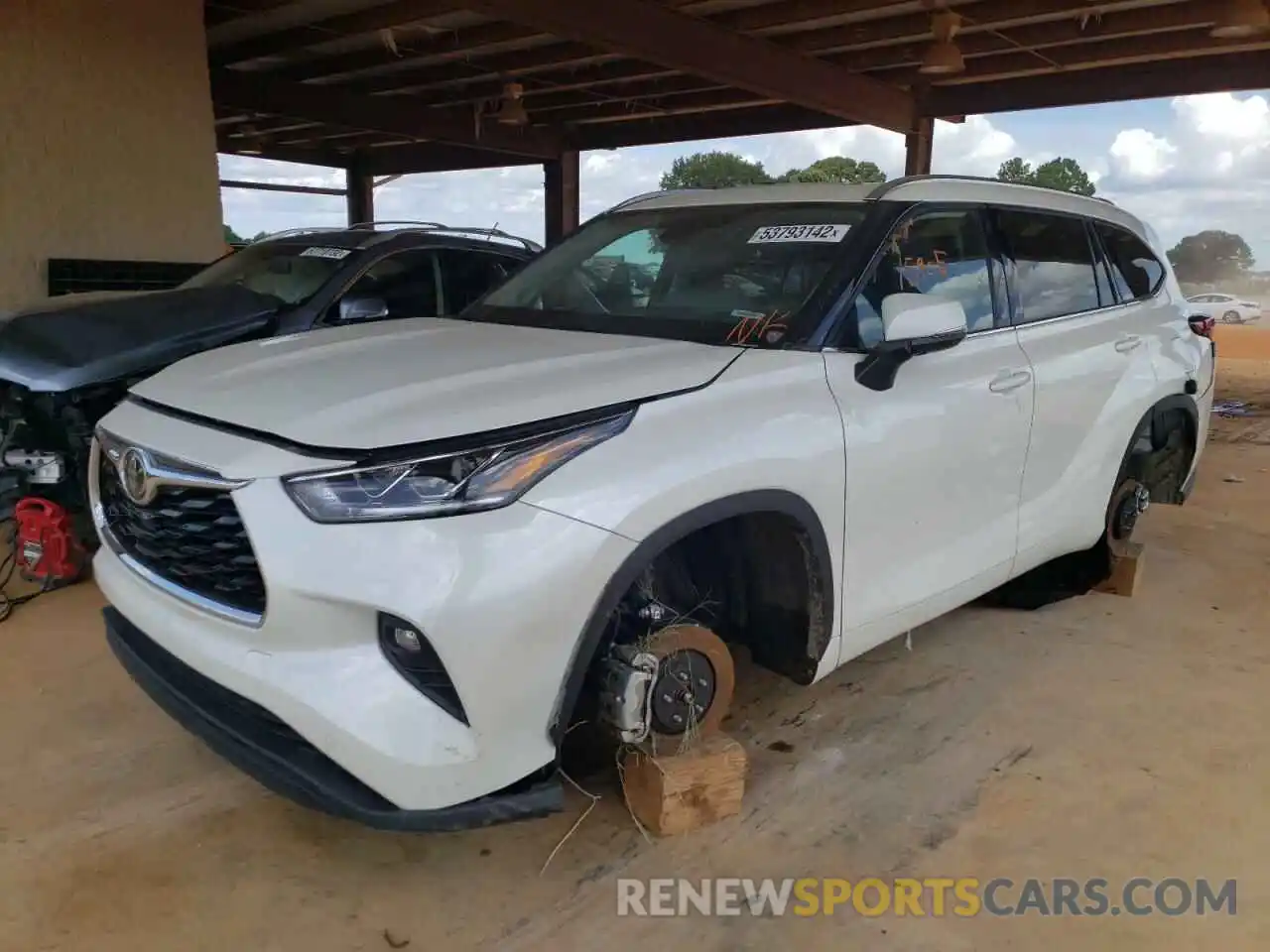 2 Photograph of a damaged car 5TDYZRAH9MS041473 TOYOTA HIGHLANDER 2021