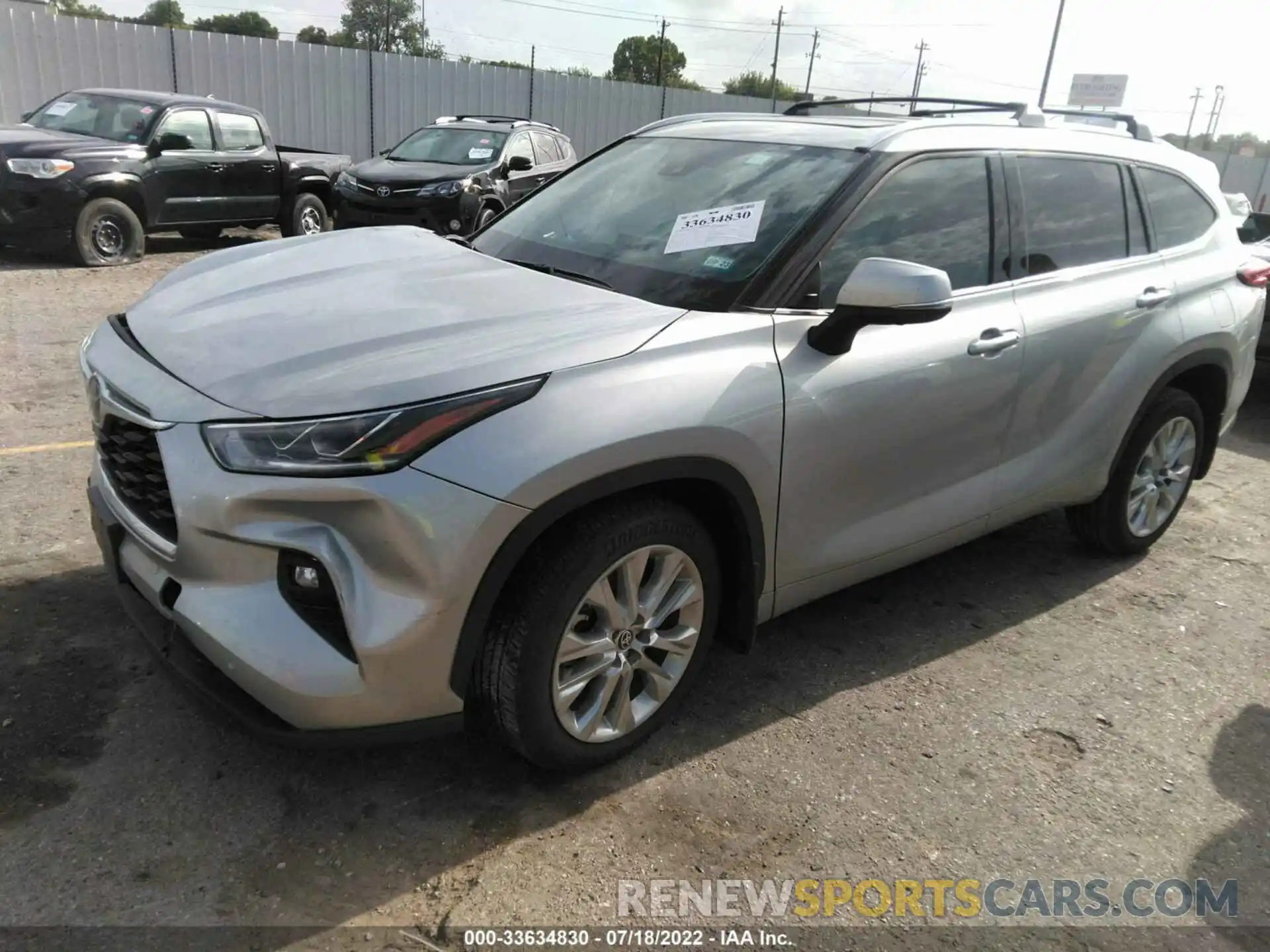 2 Photograph of a damaged car 5TDYZRAHXMS090066 TOYOTA HIGHLANDER 2021