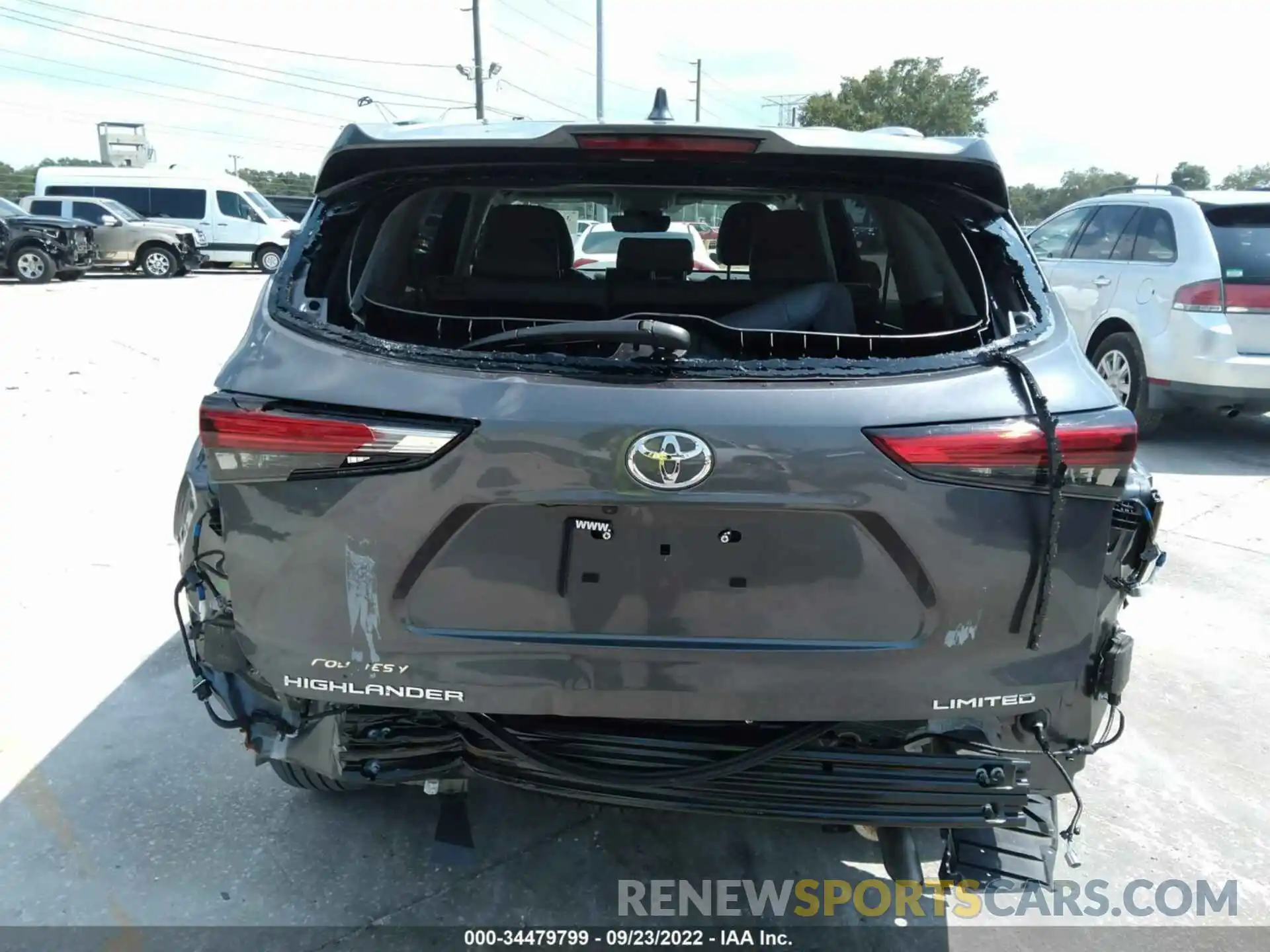 6 Photograph of a damaged car 5TDYZRAHXMS533137 TOYOTA HIGHLANDER 2021