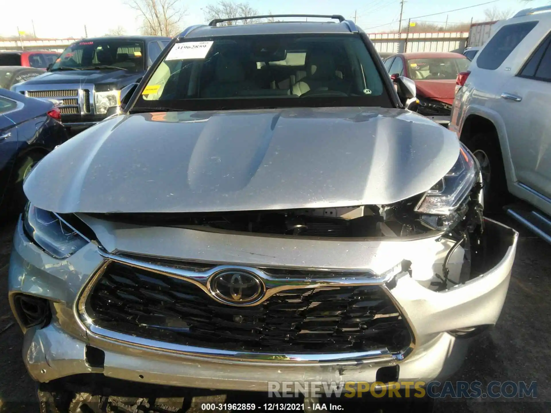 6 Photograph of a damaged car 5TDYZRAHXMS537754 TOYOTA HIGHLANDER 2021