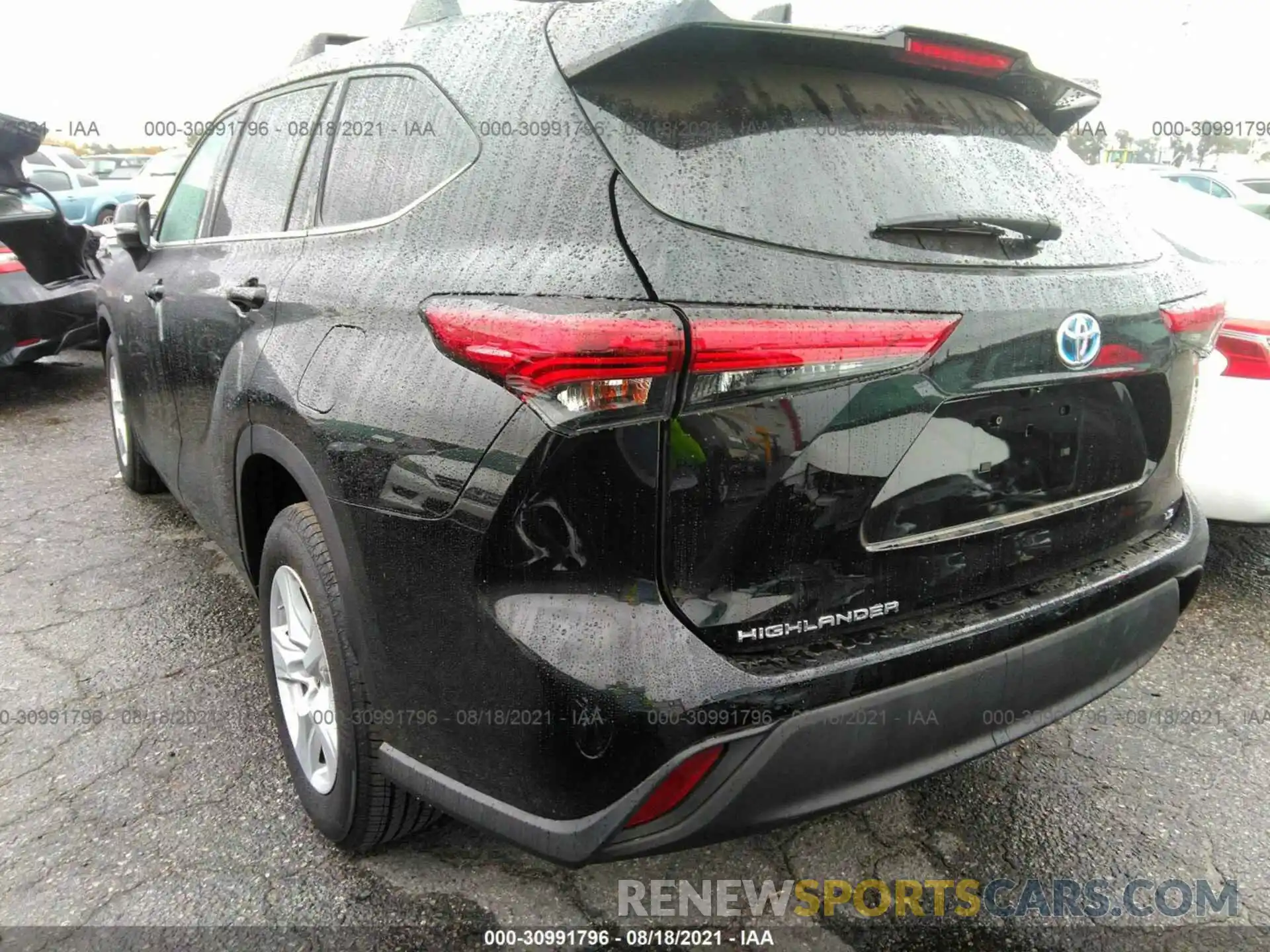 3 Photograph of a damaged car 5TDZARAH3MS503344 TOYOTA HIGHLANDER 2021