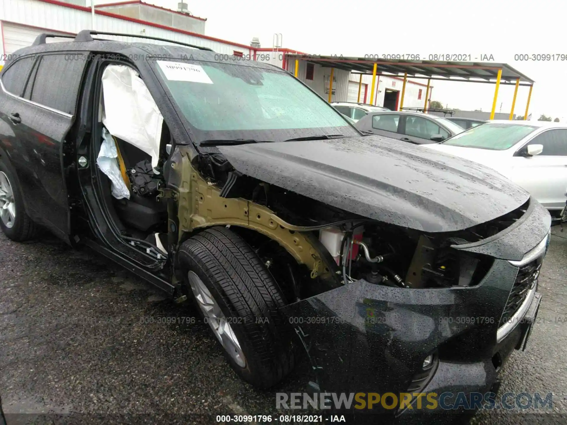 6 Photograph of a damaged car 5TDZARAH3MS503344 TOYOTA HIGHLANDER 2021