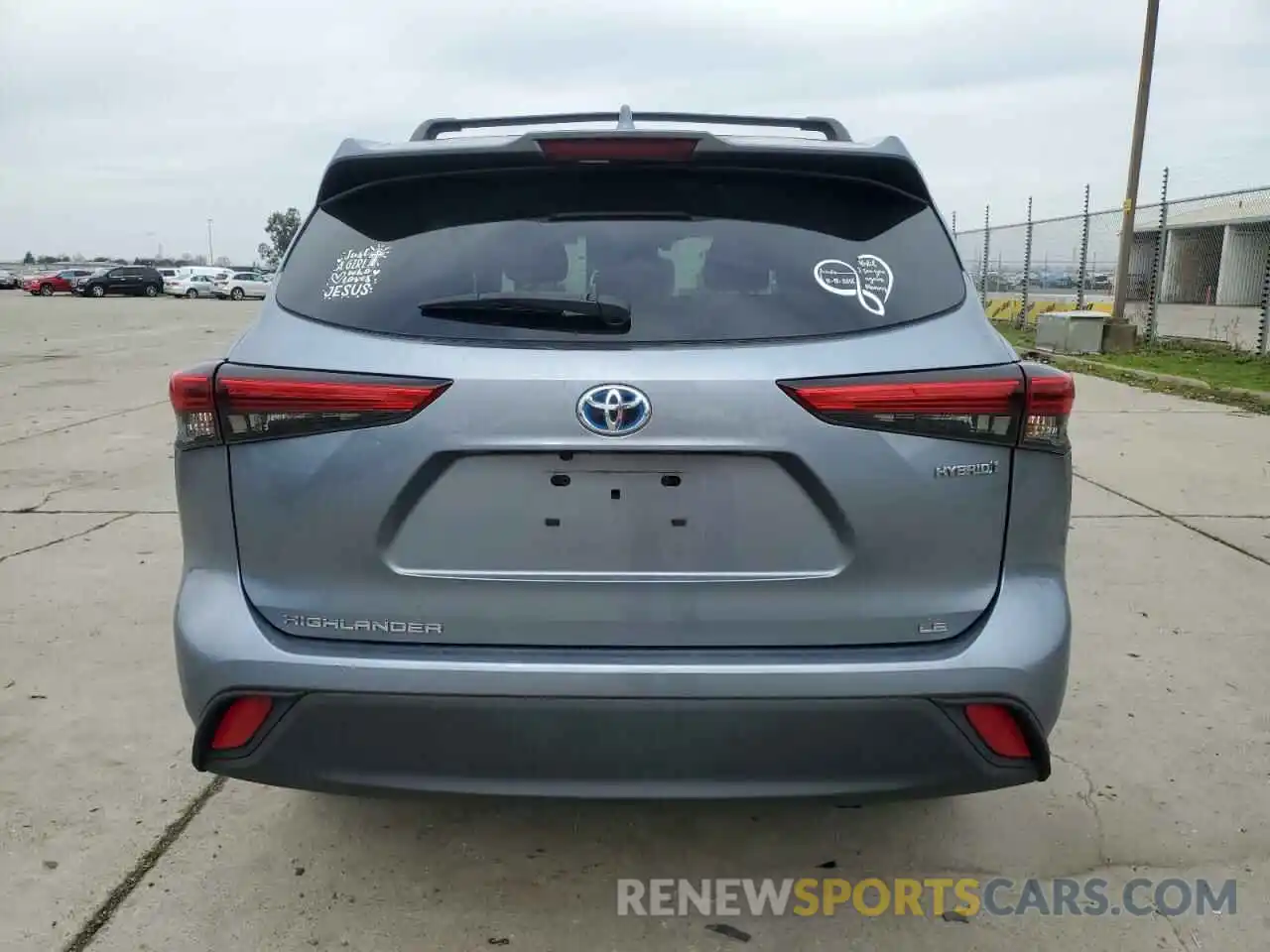 6 Photograph of a damaged car 5TDZARAH7MS006488 TOYOTA HIGHLANDER 2021