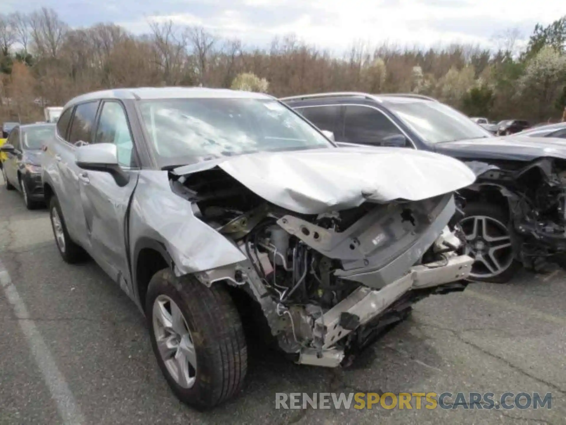 37 Photograph of a damaged car 5TDZARAHXMS009031 TOYOTA HIGHLANDER 2021