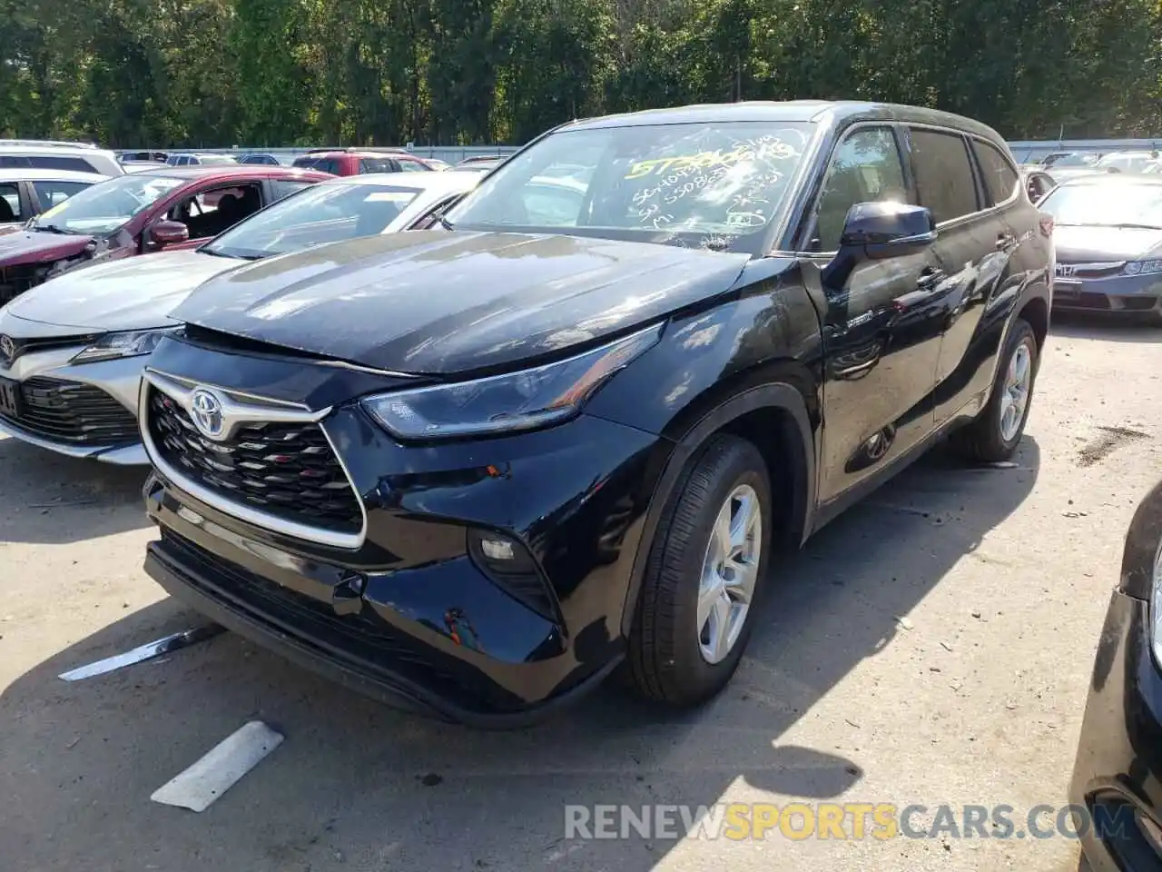 2 Photograph of a damaged car 5TDZARAHXMS508637 TOYOTA HIGHLANDER 2021