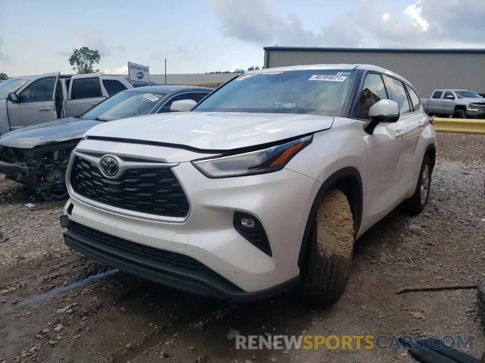 2 Photograph of a damaged car 5TDZZRAH0MS047862 TOYOTA HIGHLANDER 2021