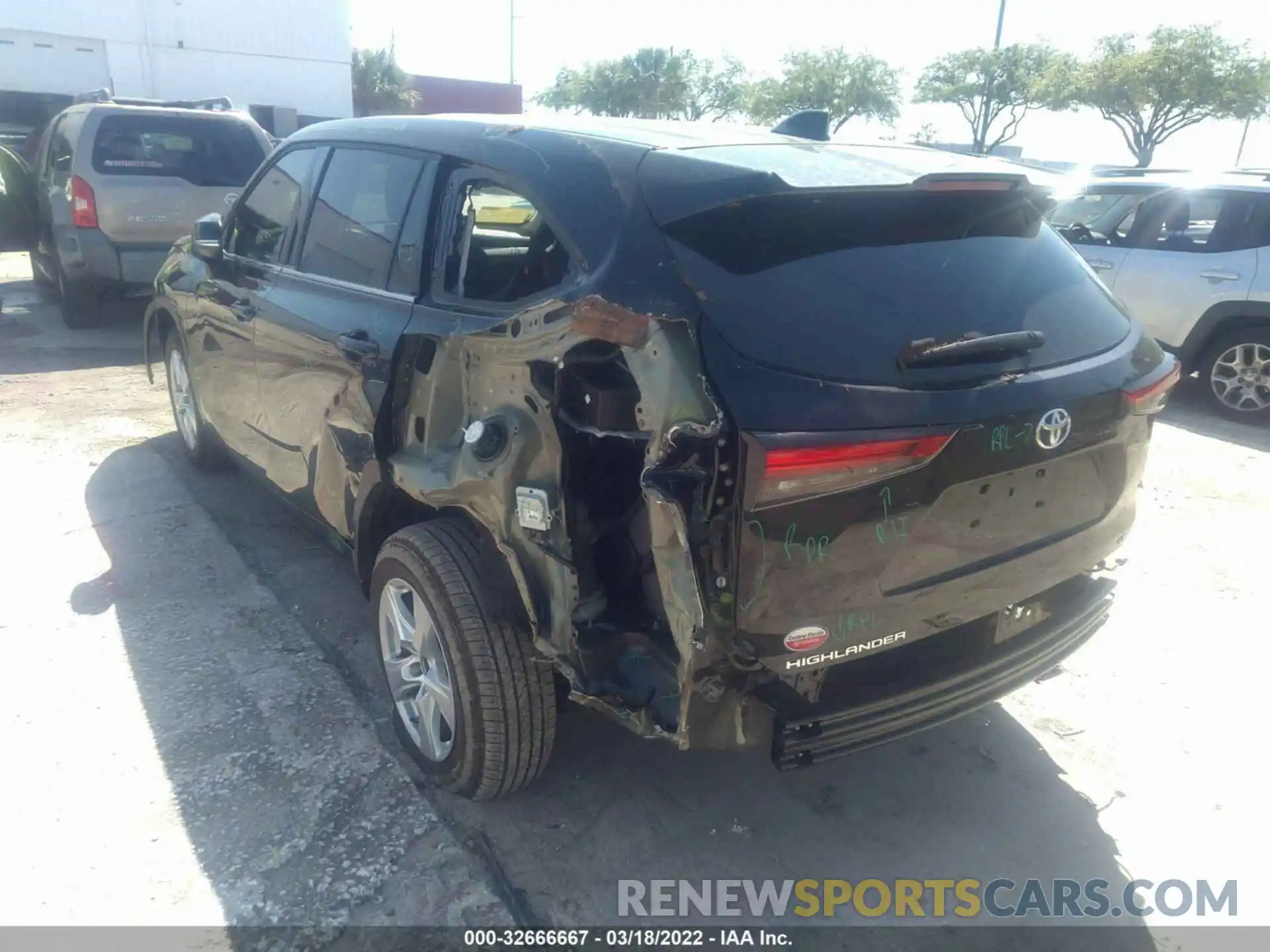 6 Photograph of a damaged car 5TDZZRAH0MS060207 TOYOTA HIGHLANDER 2021