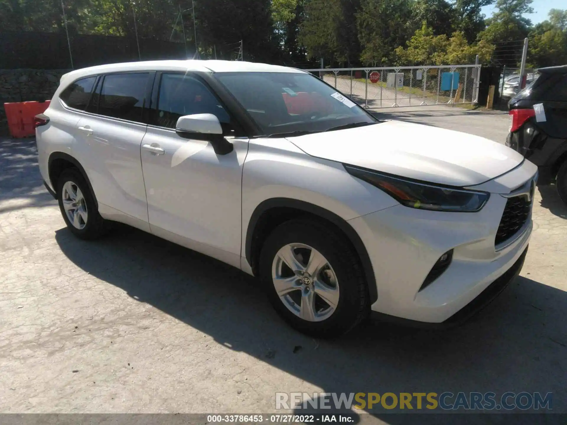 1 Photograph of a damaged car 5TDZZRAH0MS062314 TOYOTA HIGHLANDER 2021