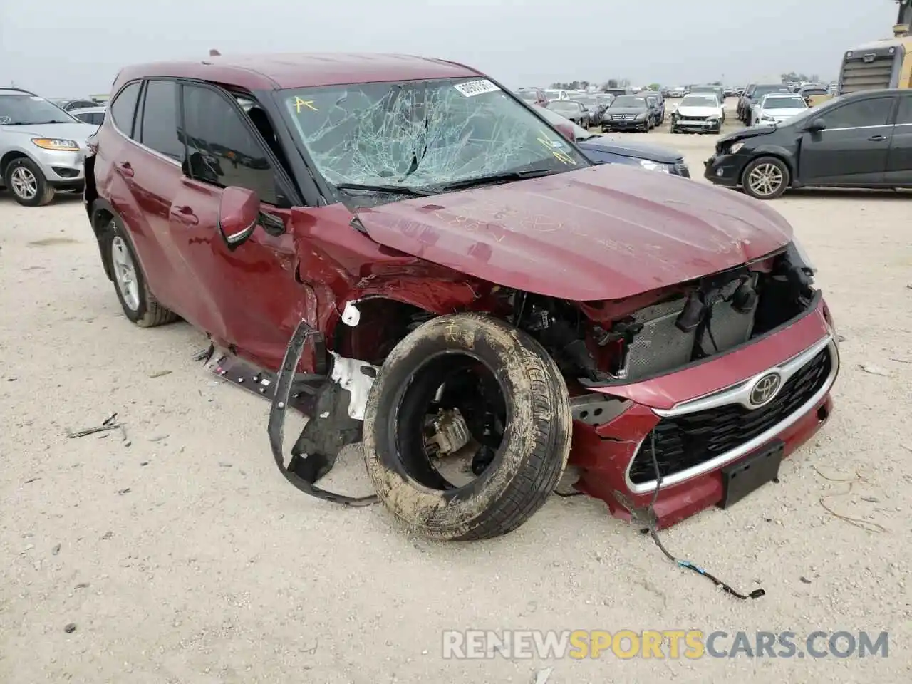 9 Photograph of a damaged car 5TDZZRAH0MS062457 TOYOTA HIGHLANDER 2021