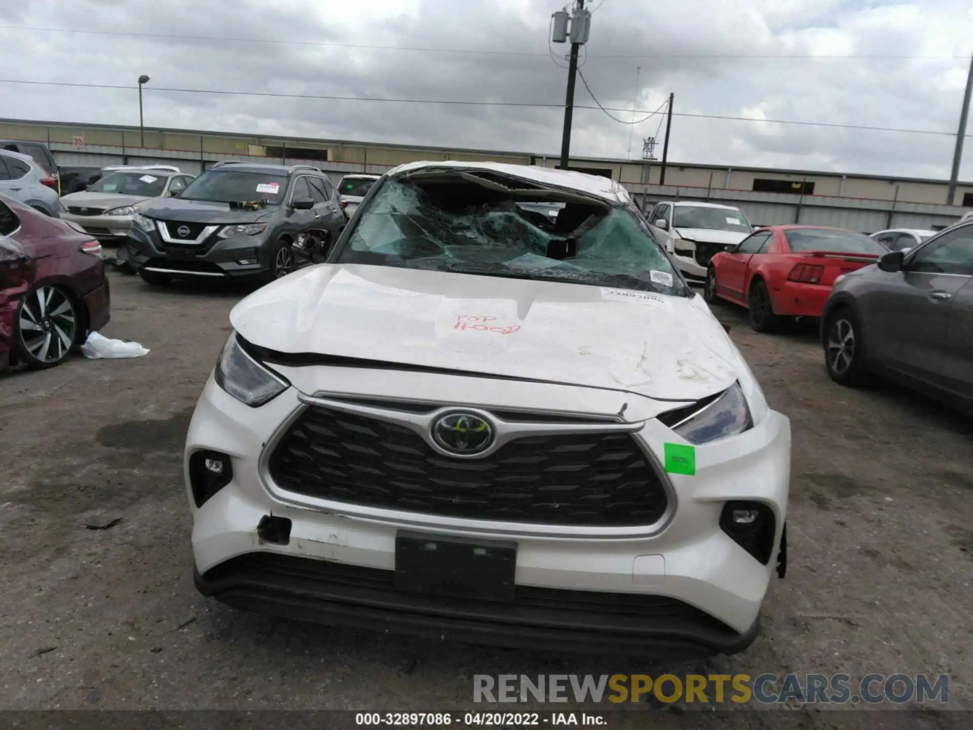 6 Photograph of a damaged car 5TDZZRAH0MS077265 TOYOTA HIGHLANDER 2021