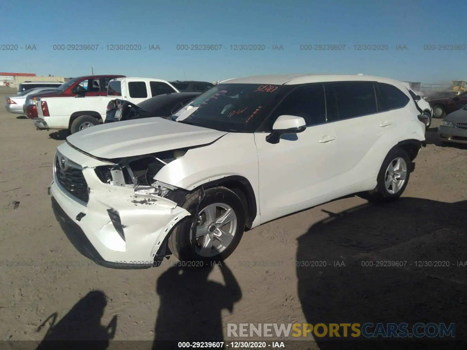 6 Photograph of a damaged car 5TDZZRAH0MS515864 TOYOTA HIGHLANDER 2021