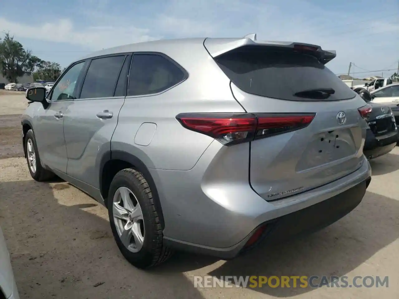 3 Photograph of a damaged car 5TDZZRAH0MS529800 TOYOTA HIGHLANDER 2021