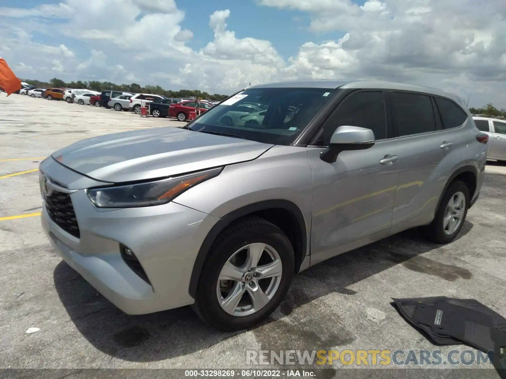 2 Photograph of a damaged car 5TDZZRAH1MS050091 TOYOTA HIGHLANDER 2021