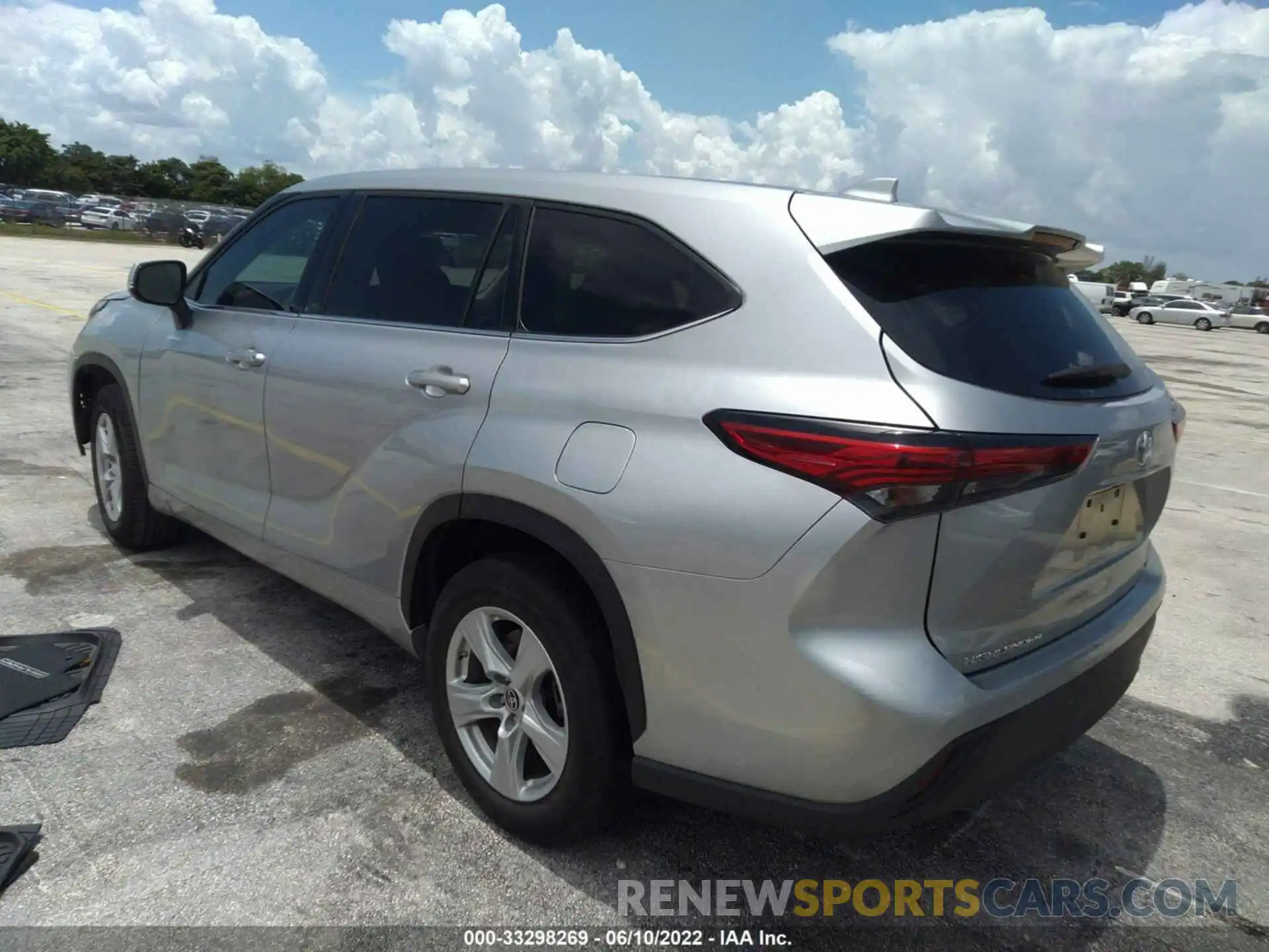 3 Photograph of a damaged car 5TDZZRAH1MS050091 TOYOTA HIGHLANDER 2021