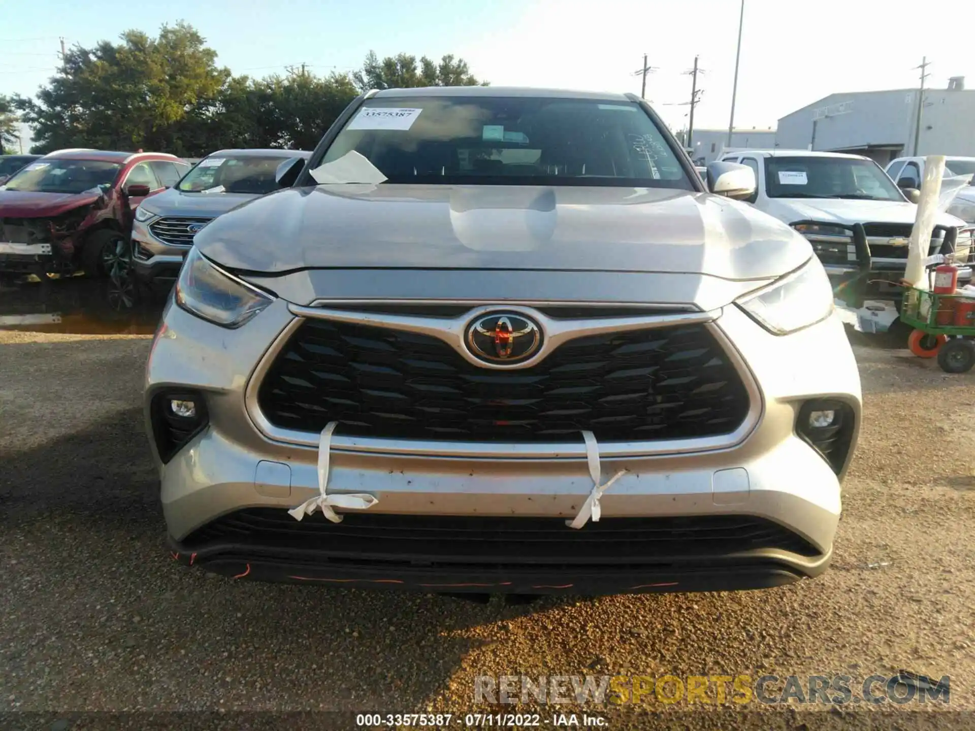 6 Photograph of a damaged car 5TDZZRAH1MS068803 TOYOTA HIGHLANDER 2021