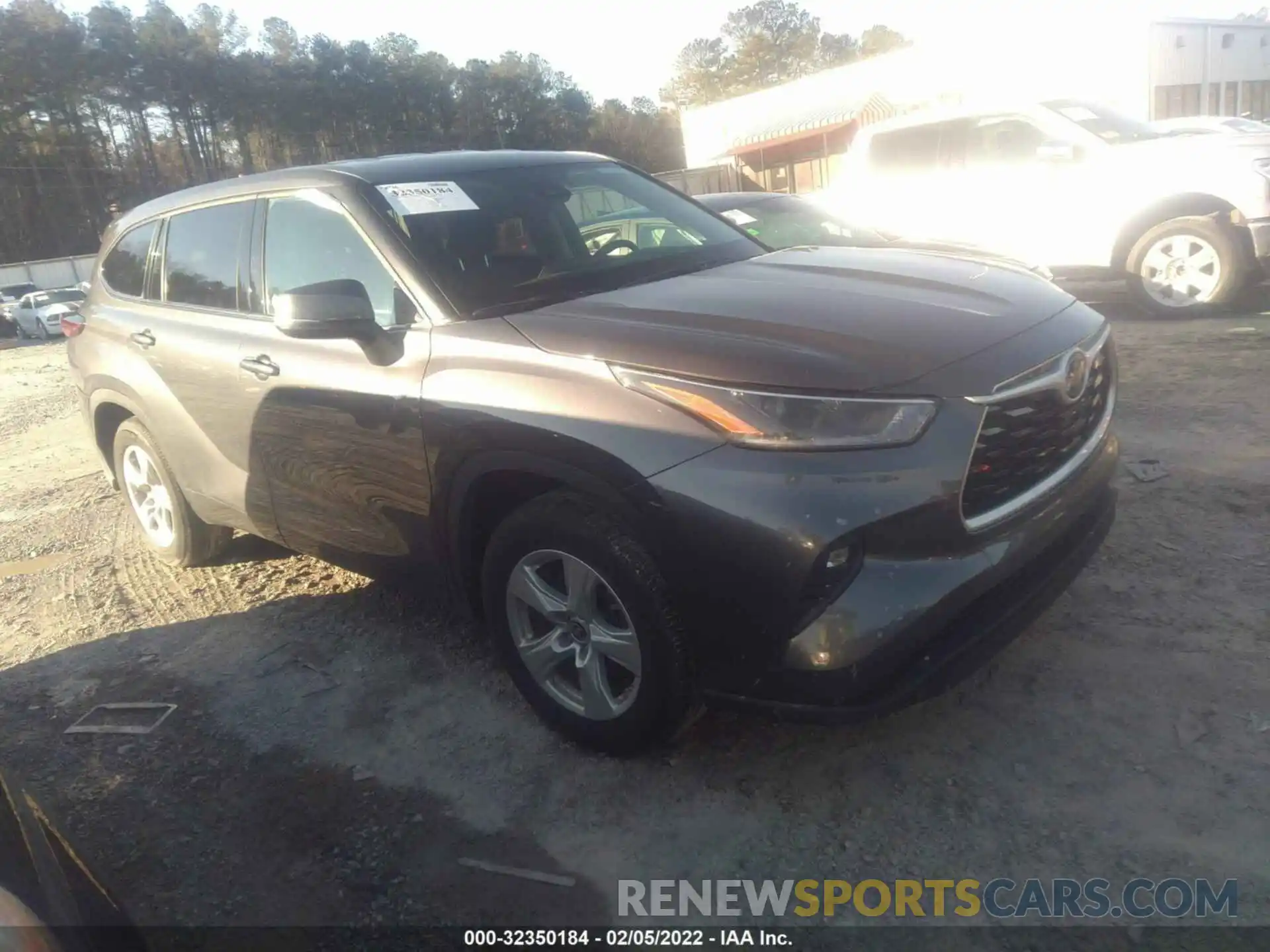 1 Photograph of a damaged car 5TDZZRAH2MS053291 TOYOTA HIGHLANDER 2021