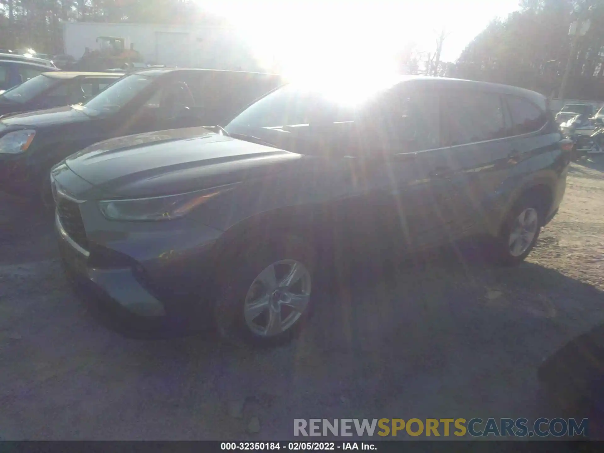 2 Фотография поврежденного автомобиля 5TDZZRAH2MS053291 TOYOTA HIGHLANDER 2021