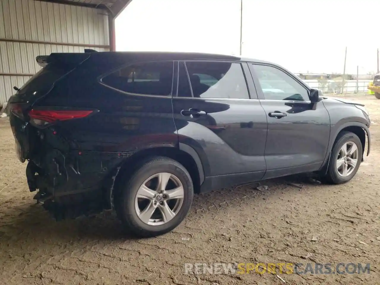 3 Photograph of a damaged car 5TDZZRAH2MS074464 TOYOTA HIGHLANDER 2021