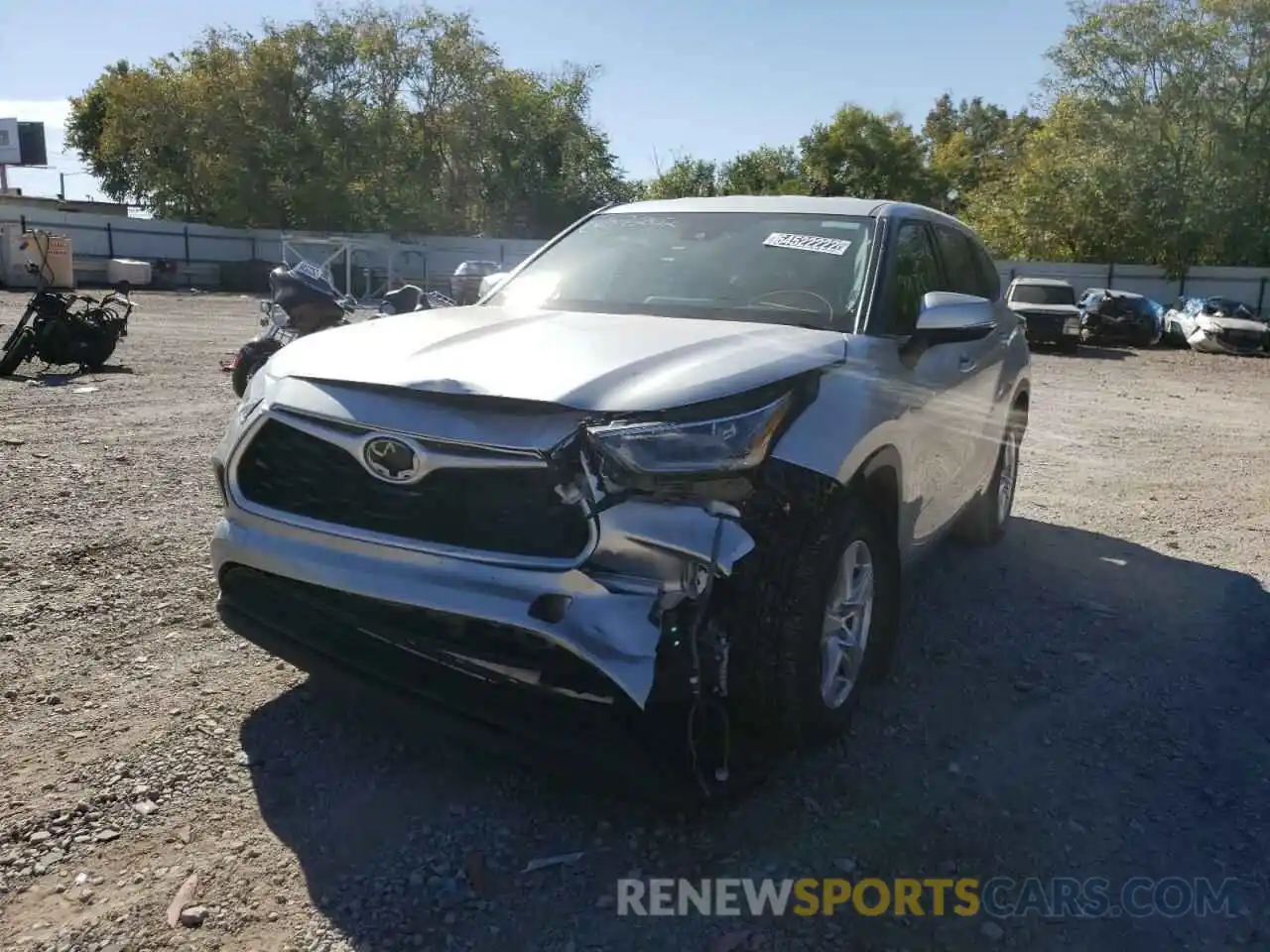 9 Photograph of a damaged car 5TDZZRAH3MS067202 TOYOTA HIGHLANDER 2021