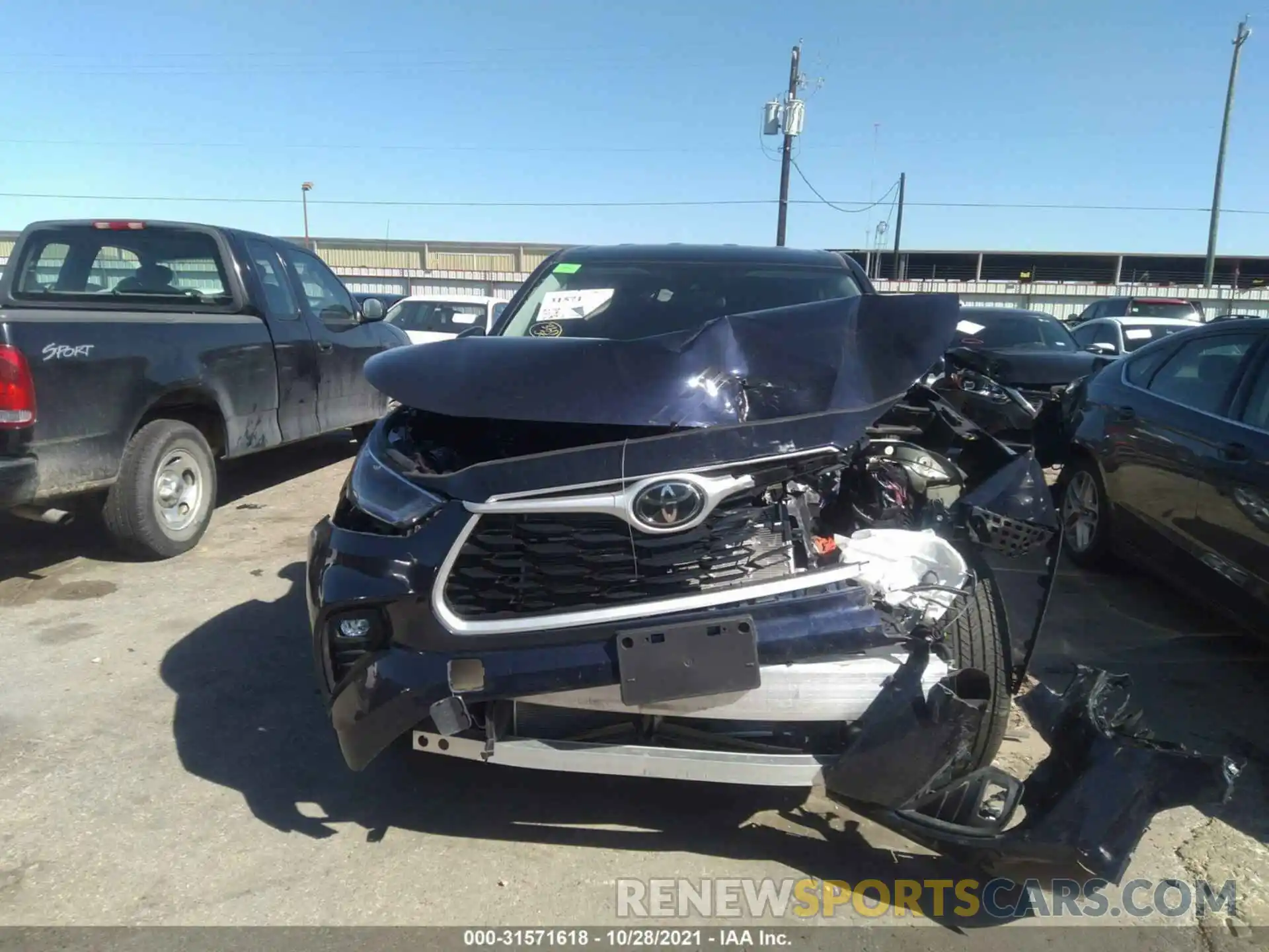 6 Photograph of a damaged car 5TDZZRAH3MS078250 TOYOTA HIGHLANDER 2021