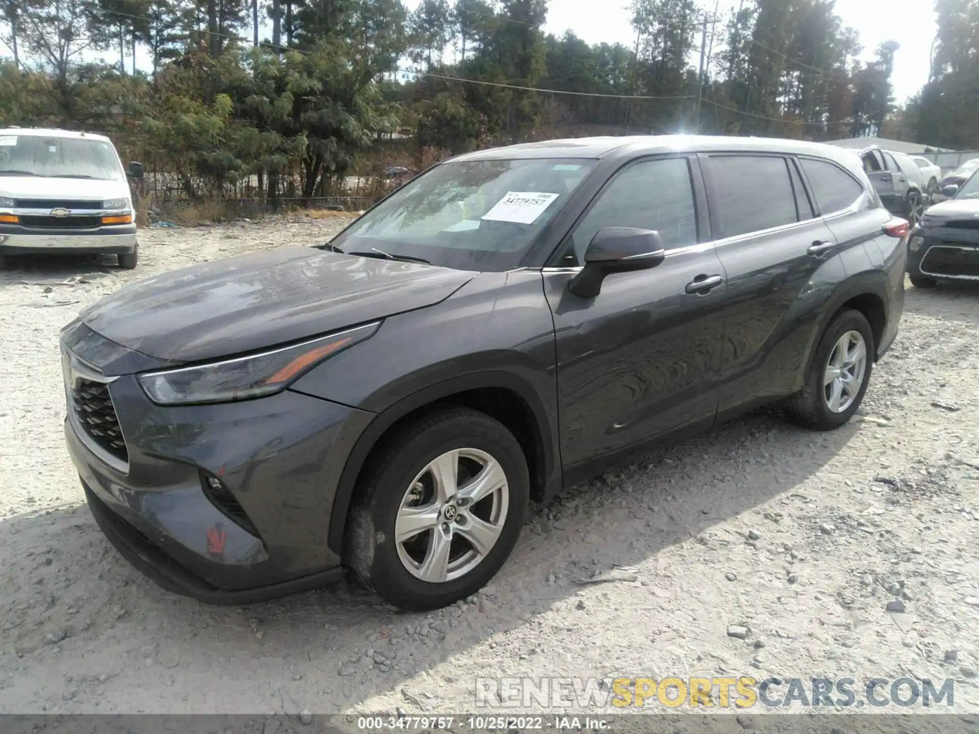 2 Photograph of a damaged car 5TDZZRAH3MS522128 TOYOTA HIGHLANDER 2021