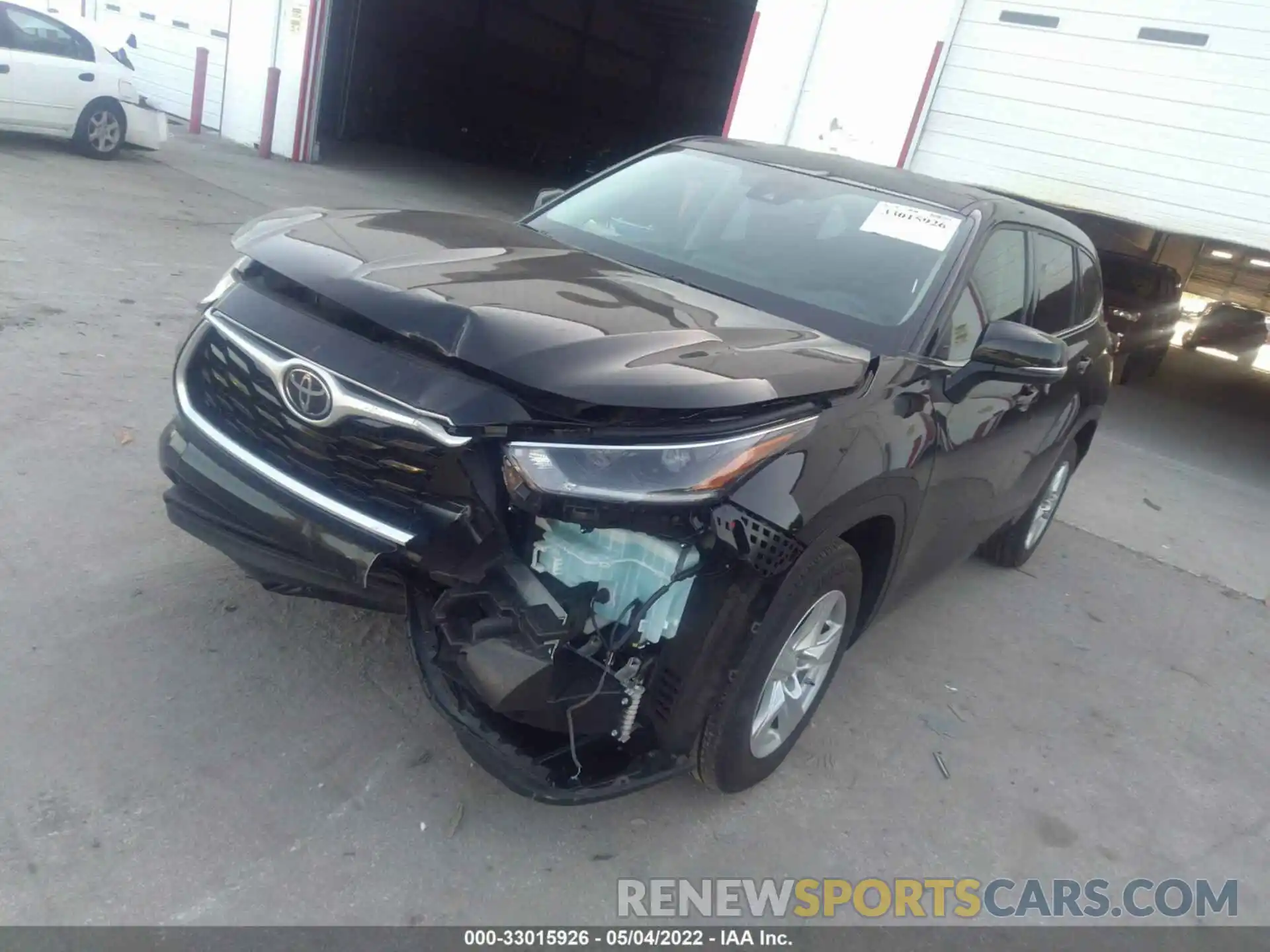 2 Photograph of a damaged car 5TDZZRAH4MS059917 TOYOTA HIGHLANDER 2021