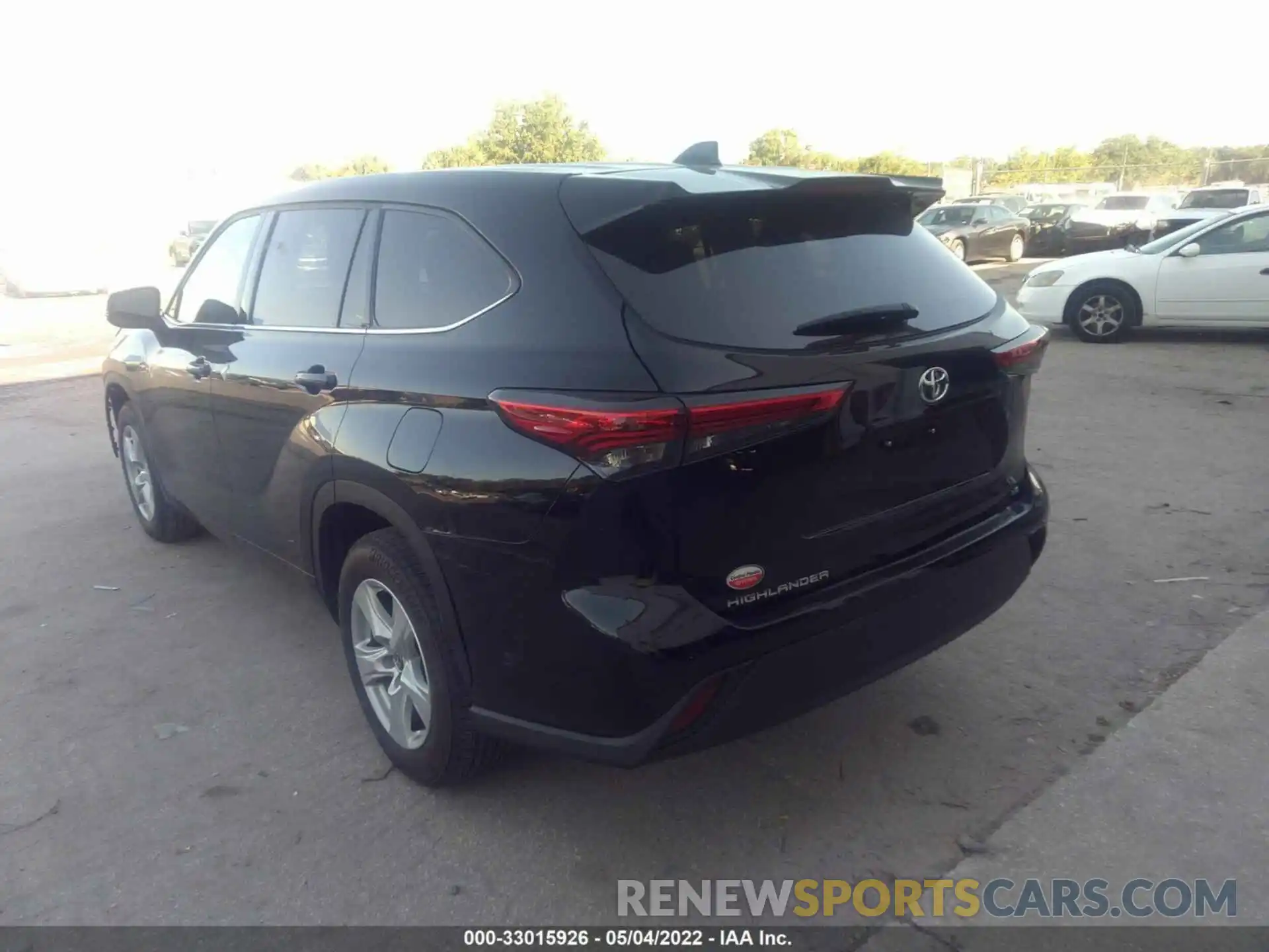 3 Photograph of a damaged car 5TDZZRAH4MS059917 TOYOTA HIGHLANDER 2021