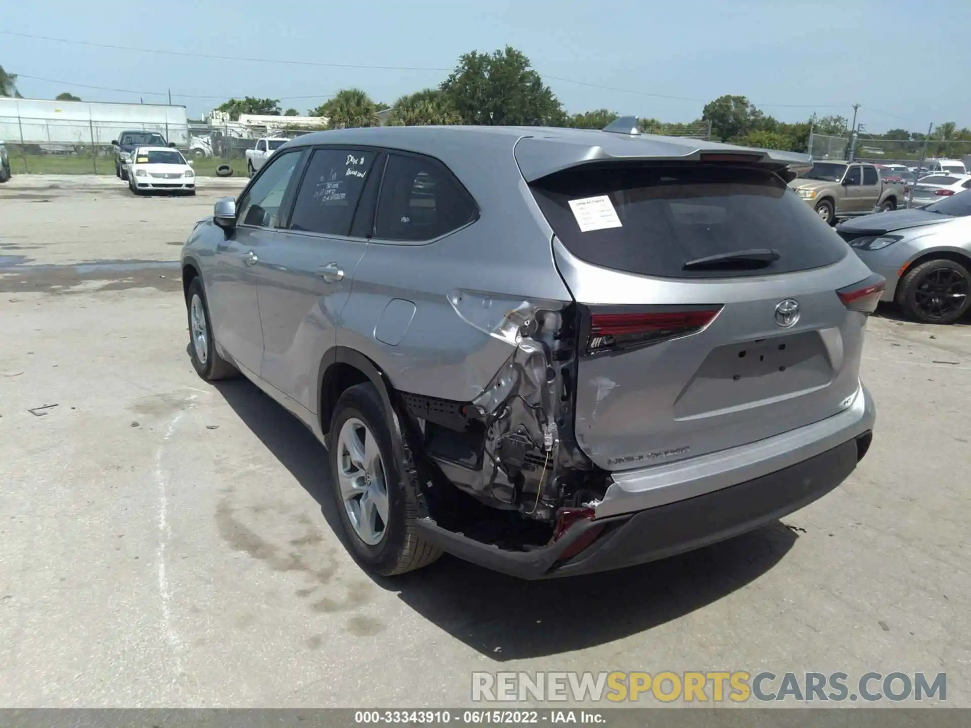 6 Photograph of a damaged car 5TDZZRAH4MS068374 TOYOTA HIGHLANDER 2021