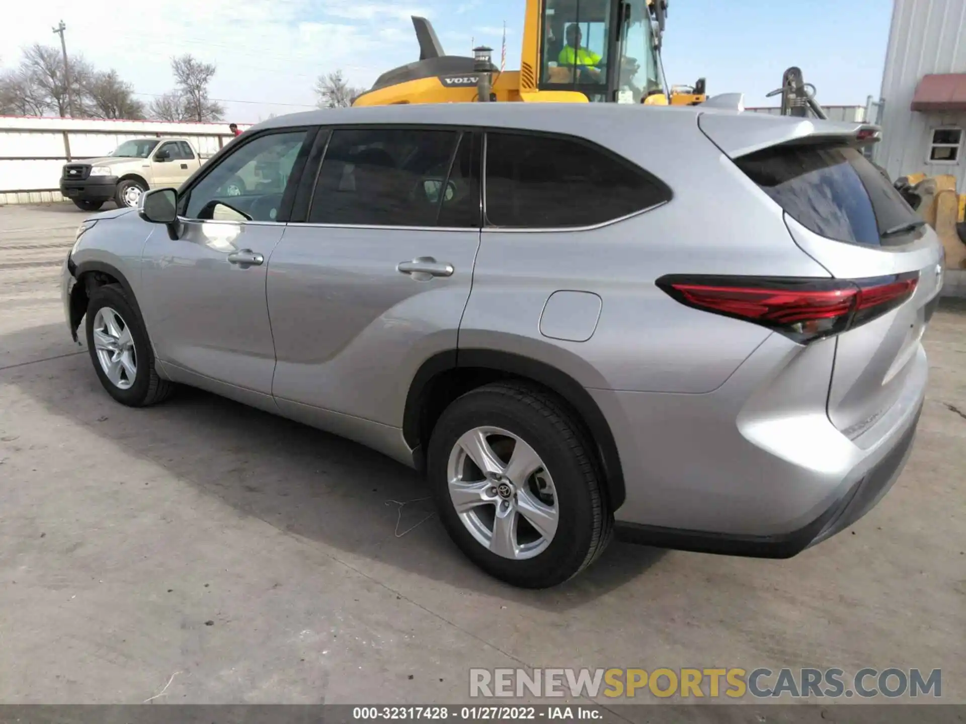 3 Фотография поврежденного автомобиля 5TDZZRAH4MS068634 TOYOTA HIGHLANDER 2021