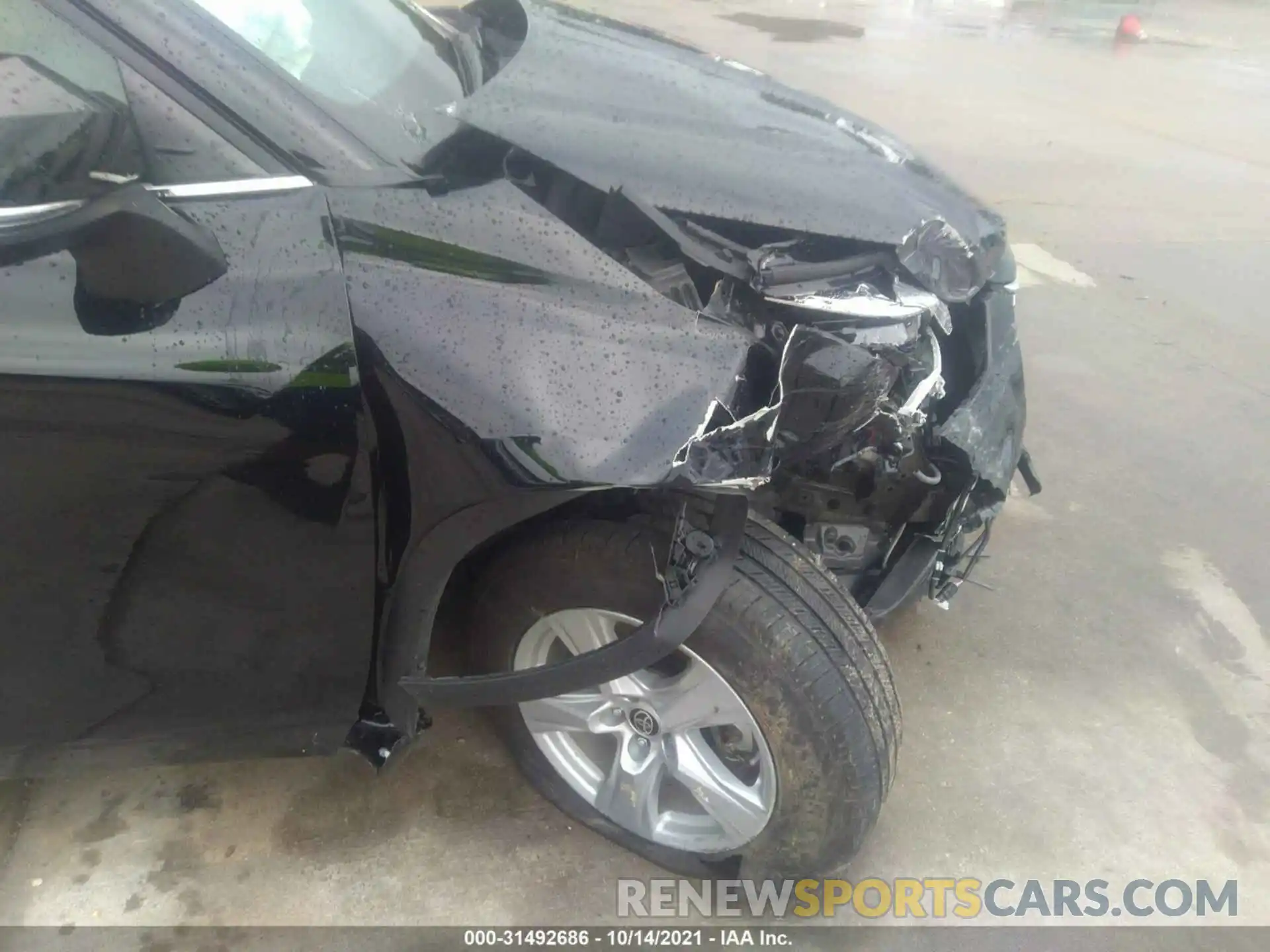 6 Photograph of a damaged car 5TDZZRAH5MS525595 TOYOTA HIGHLANDER 2021