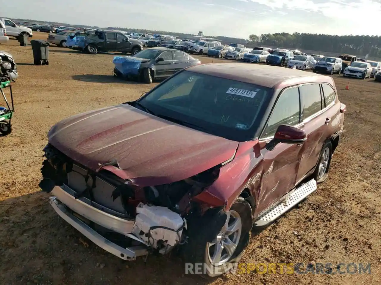 9 Photograph of a damaged car 5TDZZRAH6MS062995 TOYOTA HIGHLANDER 2021