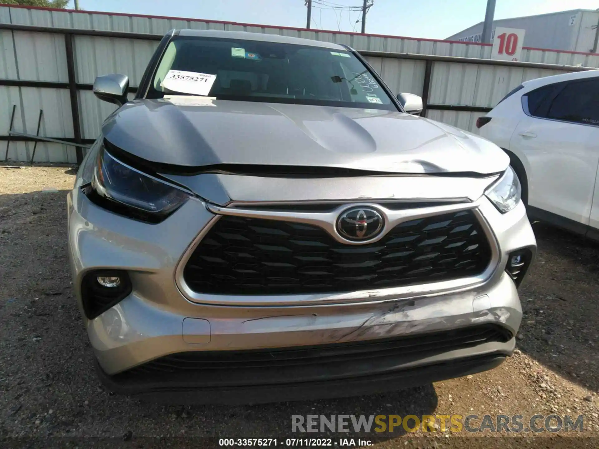 6 Photograph of a damaged car 5TDZZRAH6MS065802 TOYOTA HIGHLANDER 2021