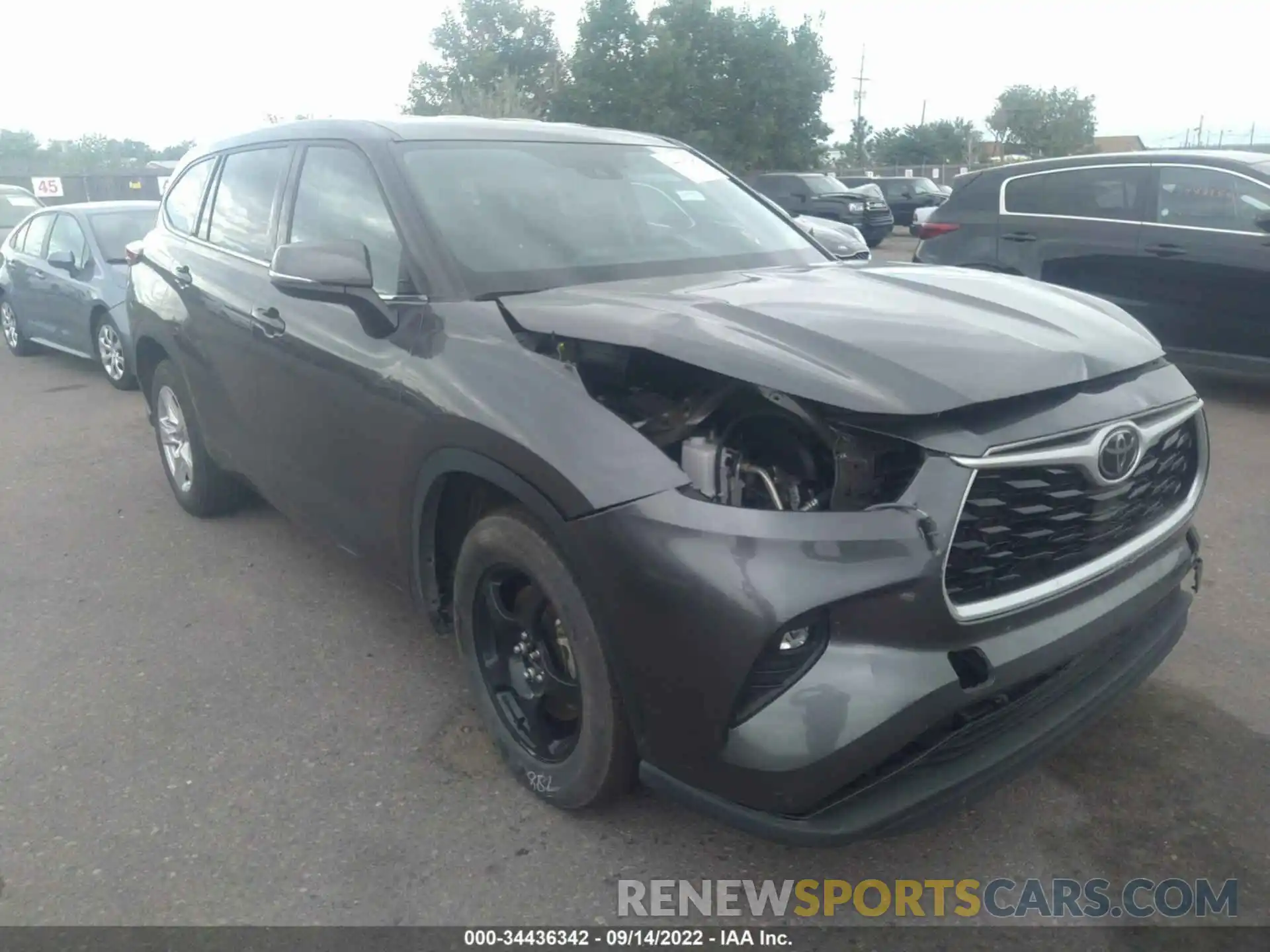 6 Photograph of a damaged car 5TDZZRAH6MS067341 TOYOTA HIGHLANDER 2021