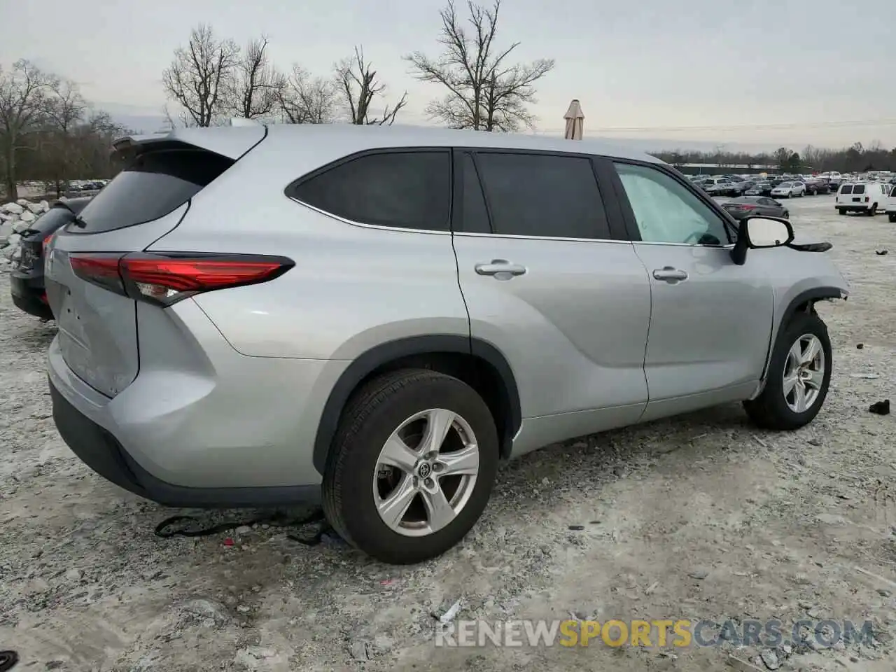 3 Photograph of a damaged car 5TDZZRAH6MS529493 TOYOTA HIGHLANDER 2021