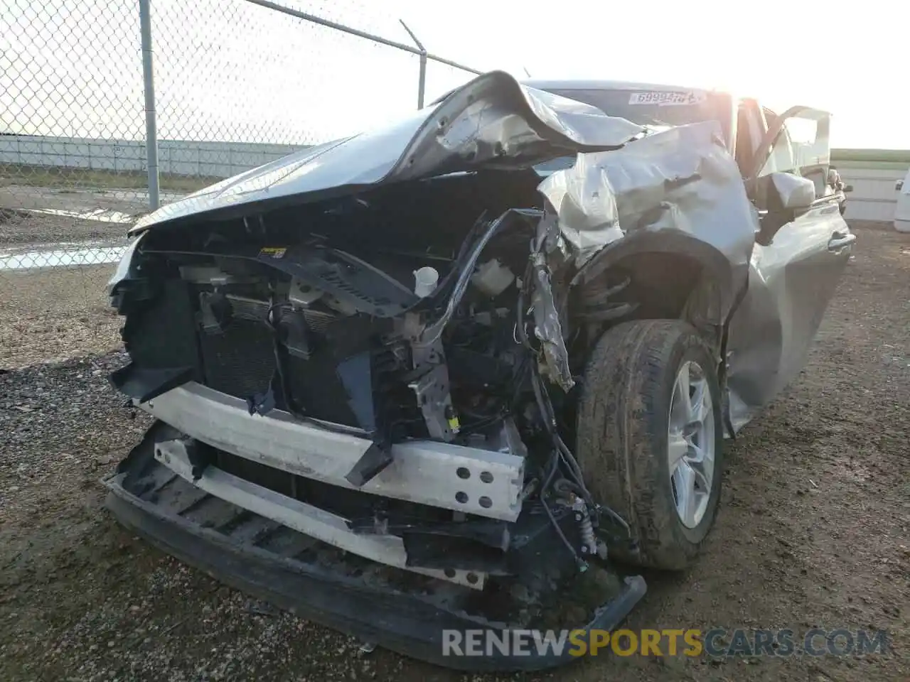 2 Photograph of a damaged car 5TDZZRAH7MS051276 TOYOTA HIGHLANDER 2021