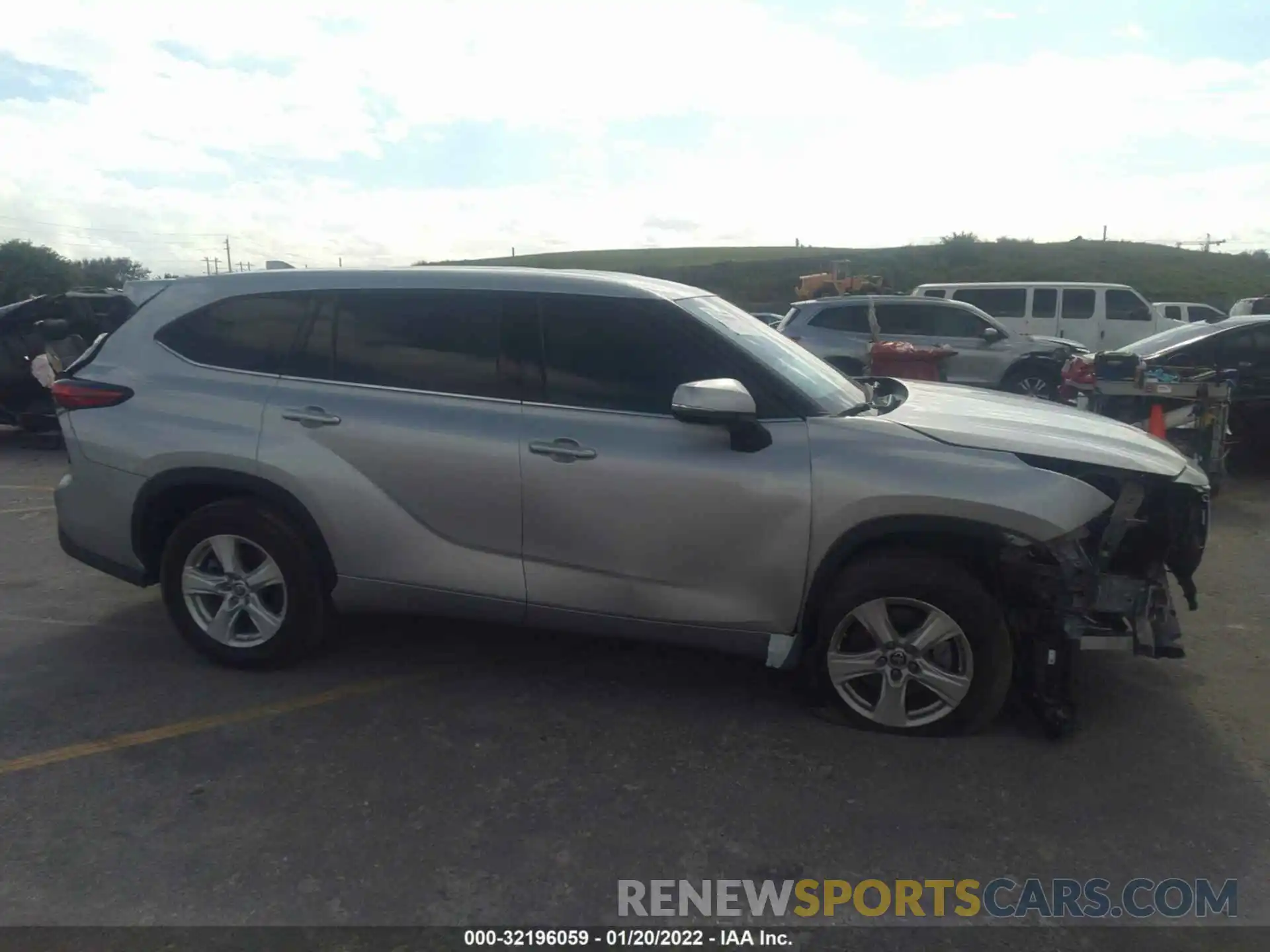 6 Photograph of a damaged car 5TDZZRAH8MS527888 TOYOTA HIGHLANDER 2021