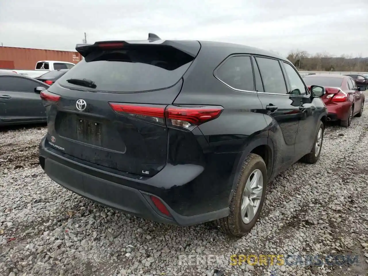 4 Photograph of a damaged car 5TDZZRAH9MS086742 TOYOTA HIGHLANDER 2021