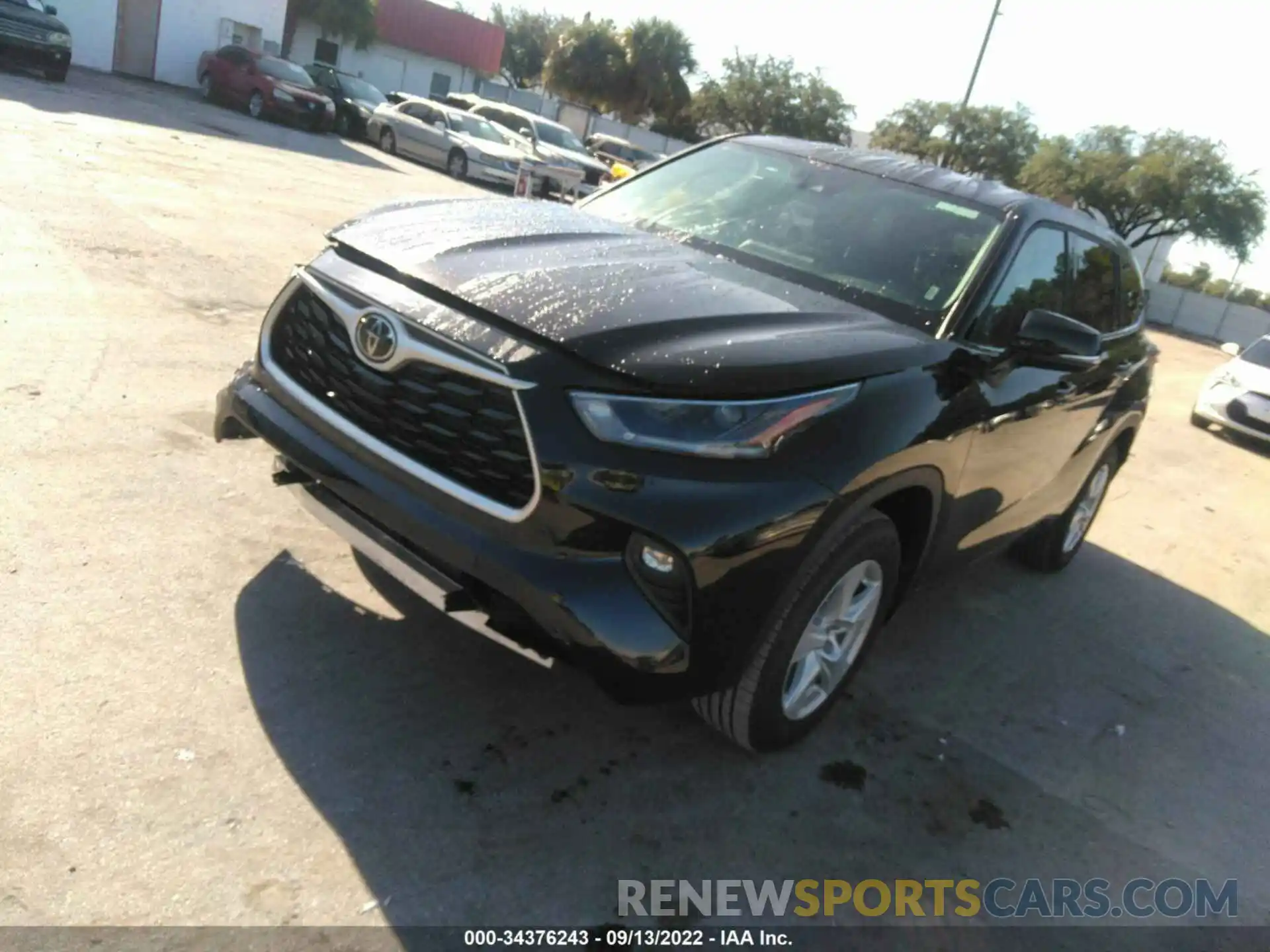 2 Photograph of a damaged car 5TDZZRAH9MS087387 TOYOTA HIGHLANDER 2021