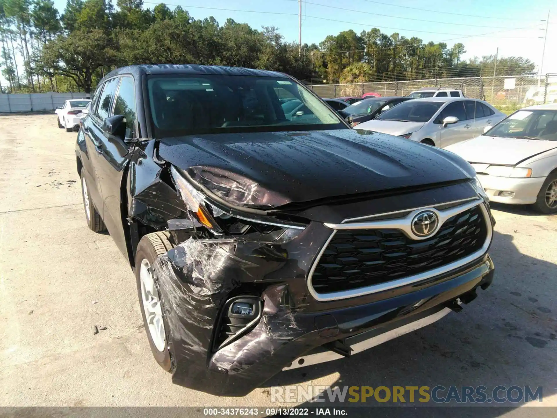 6 Photograph of a damaged car 5TDZZRAH9MS087387 TOYOTA HIGHLANDER 2021