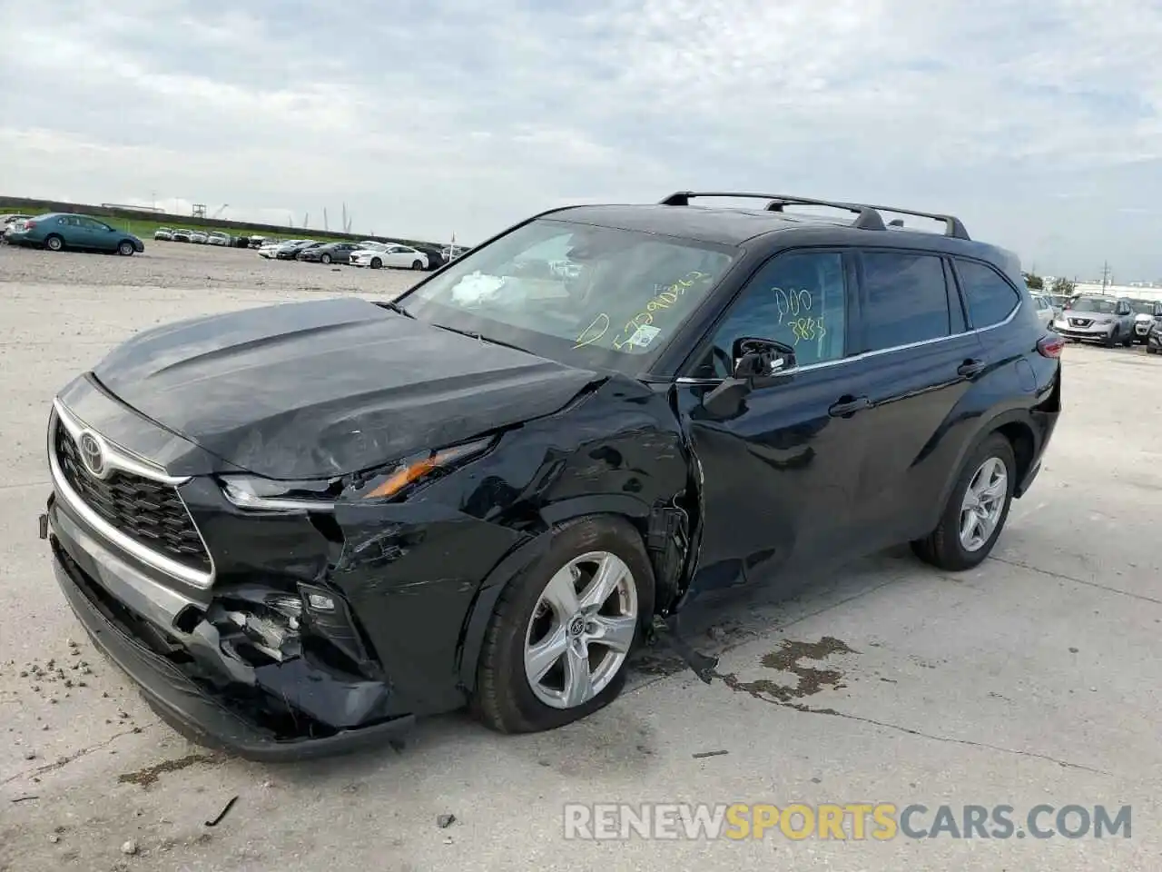 9 Photograph of a damaged car 5TDZZRAH9MS087437 TOYOTA HIGHLANDER 2021