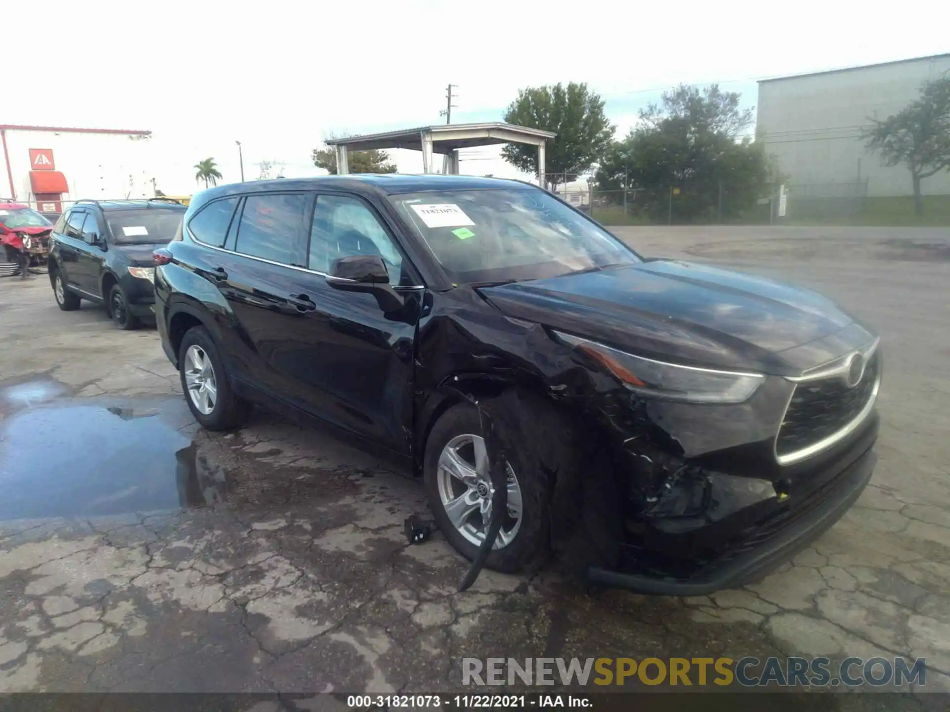 6 Photograph of a damaged car 5TDZZRAH9MS088281 TOYOTA HIGHLANDER 2021