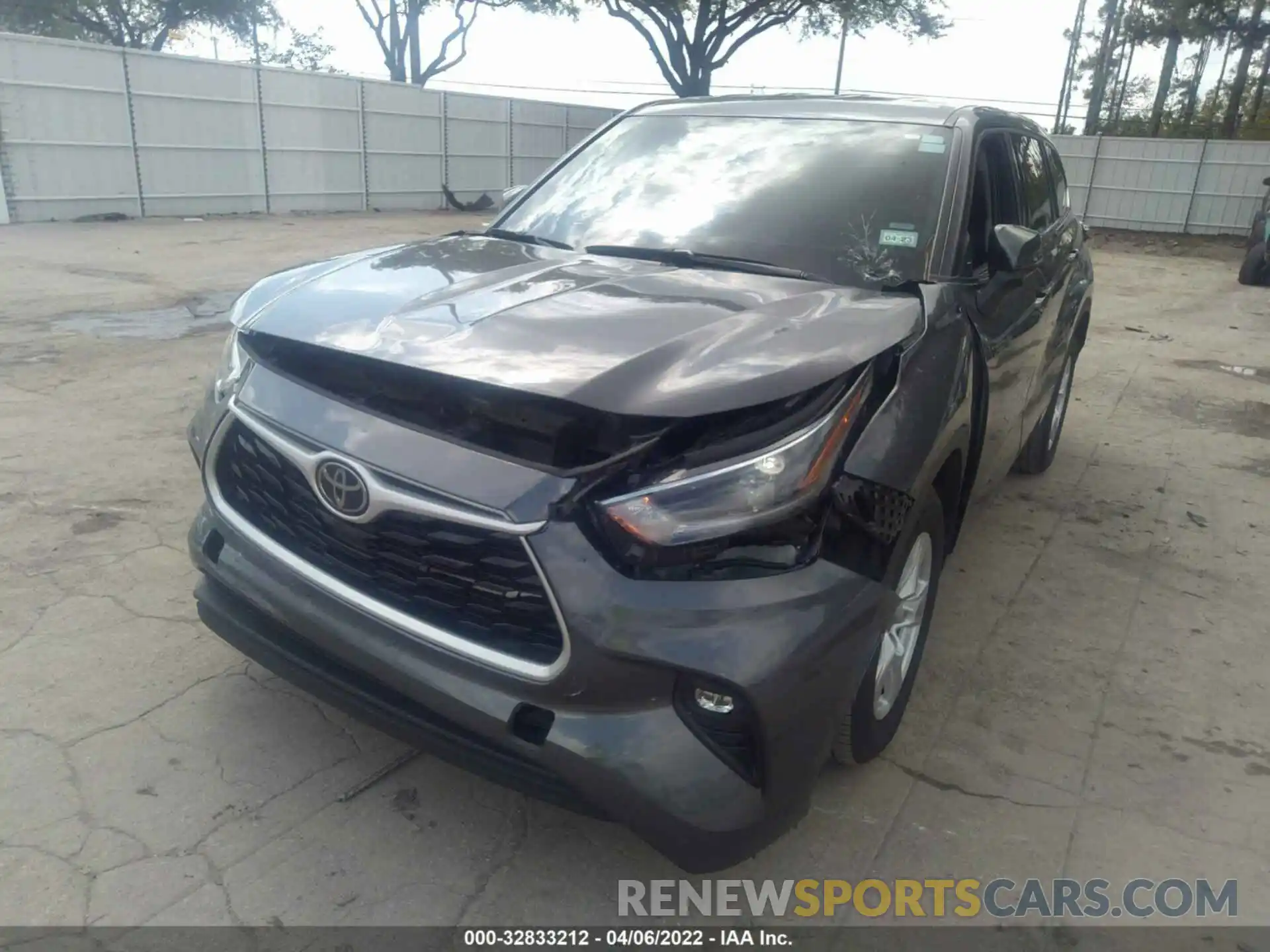 6 Photograph of a damaged car 5TDZZRAHXMS065804 TOYOTA HIGHLANDER 2021