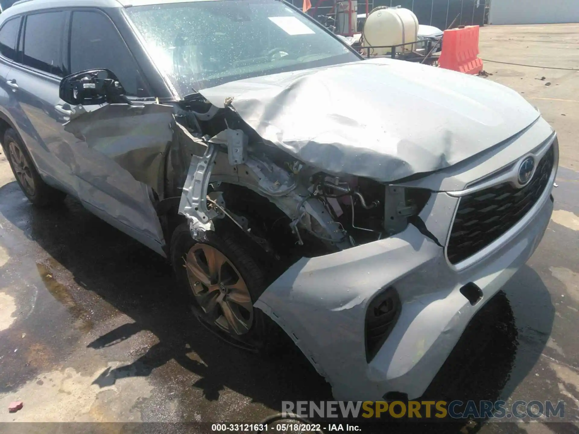 6 Photograph of a damaged car 5TDAARAHXNS512038 TOYOTA HIGHLANDER 2022