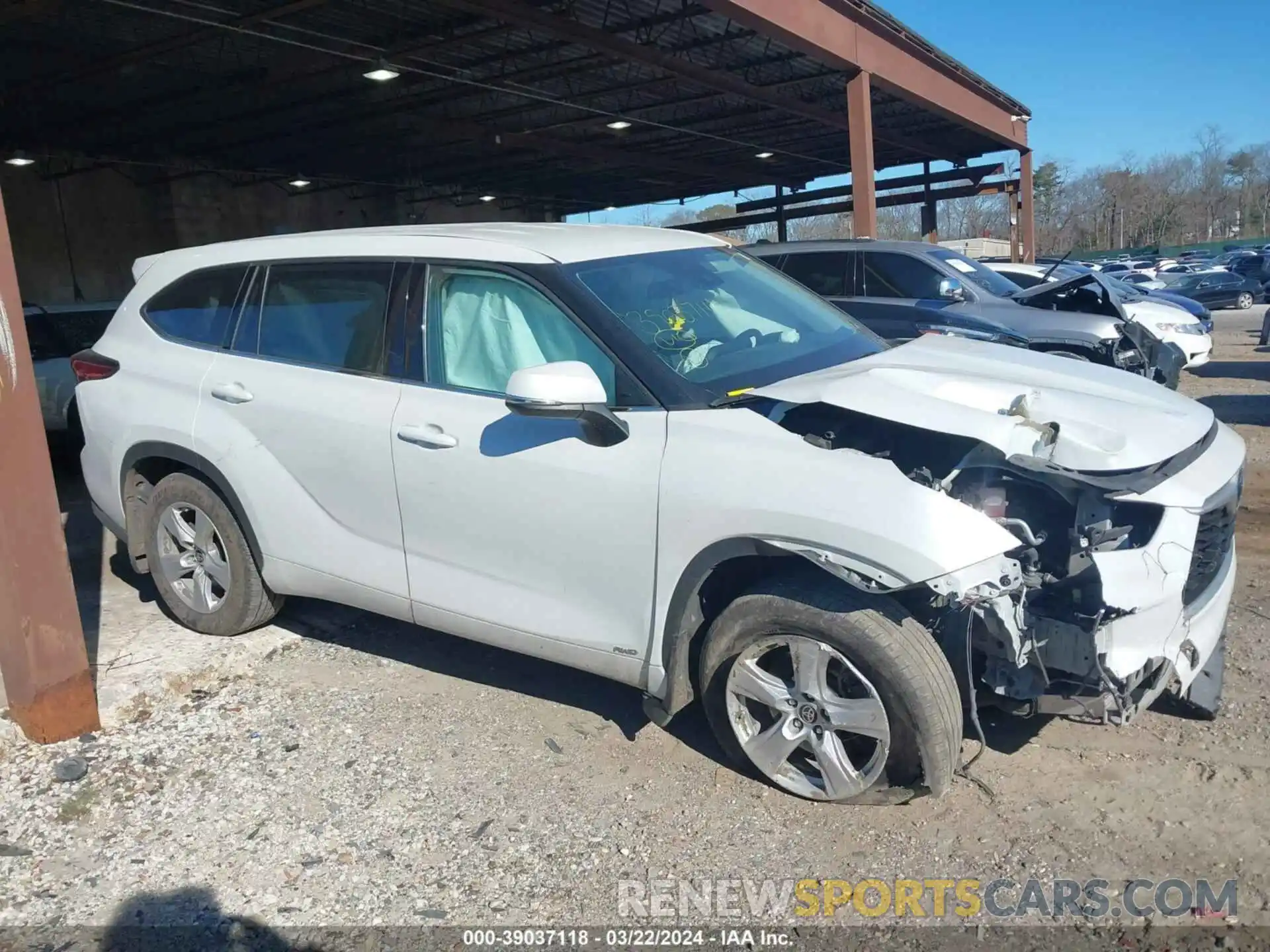 12 Photograph of a damaged car 5TDBBRCH9NS546650 TOYOTA HIGHLANDER 2022