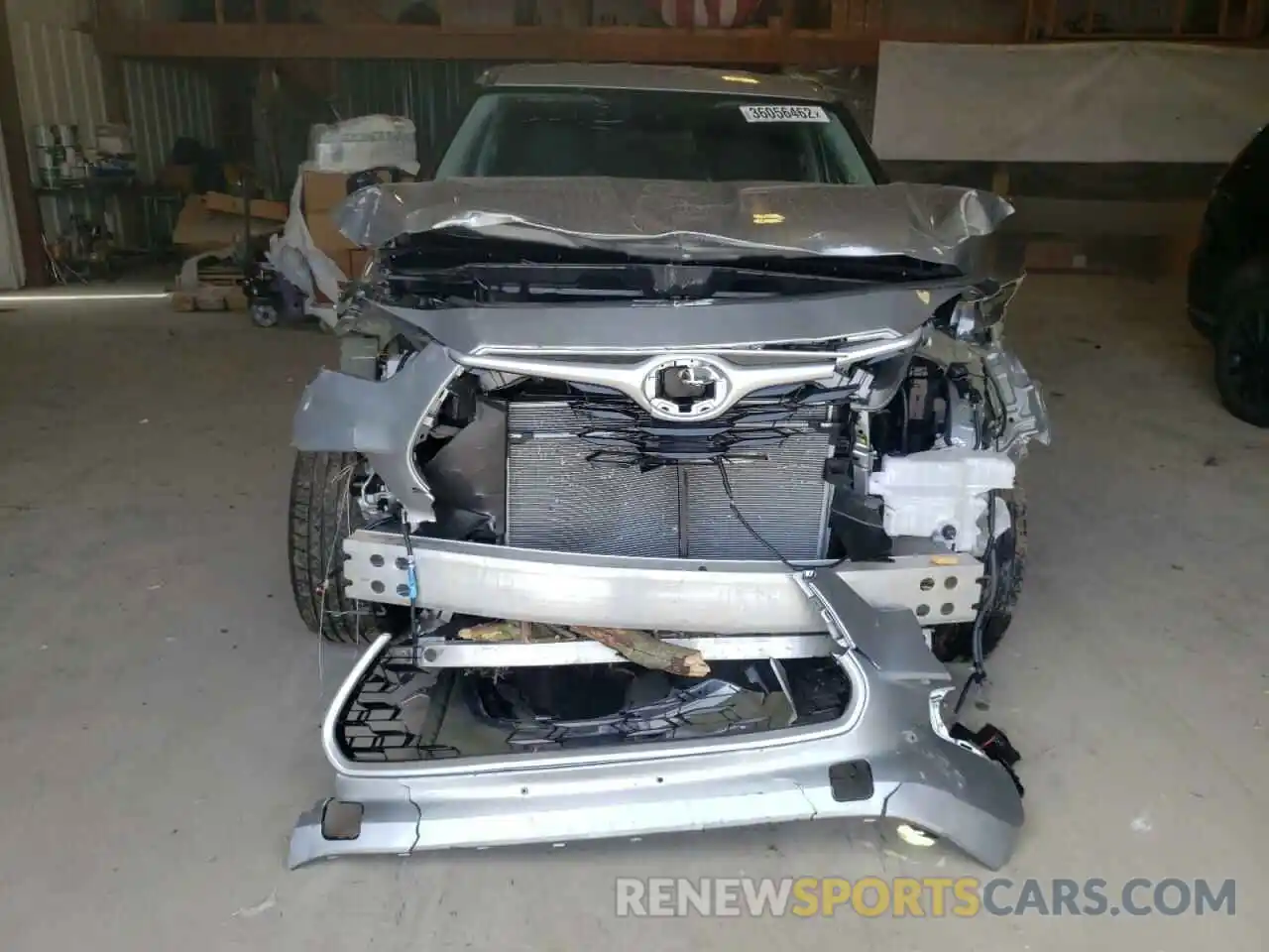 9 Фотография поврежденного автомобиля 5TDBZRBH4NS172400 TOYOTA HIGHLANDER 2022