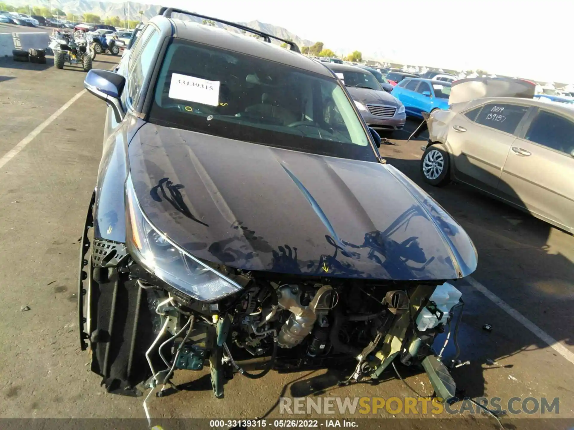 6 Photograph of a damaged car 5TDBZRBH8NS575229 TOYOTA HIGHLANDER 2022