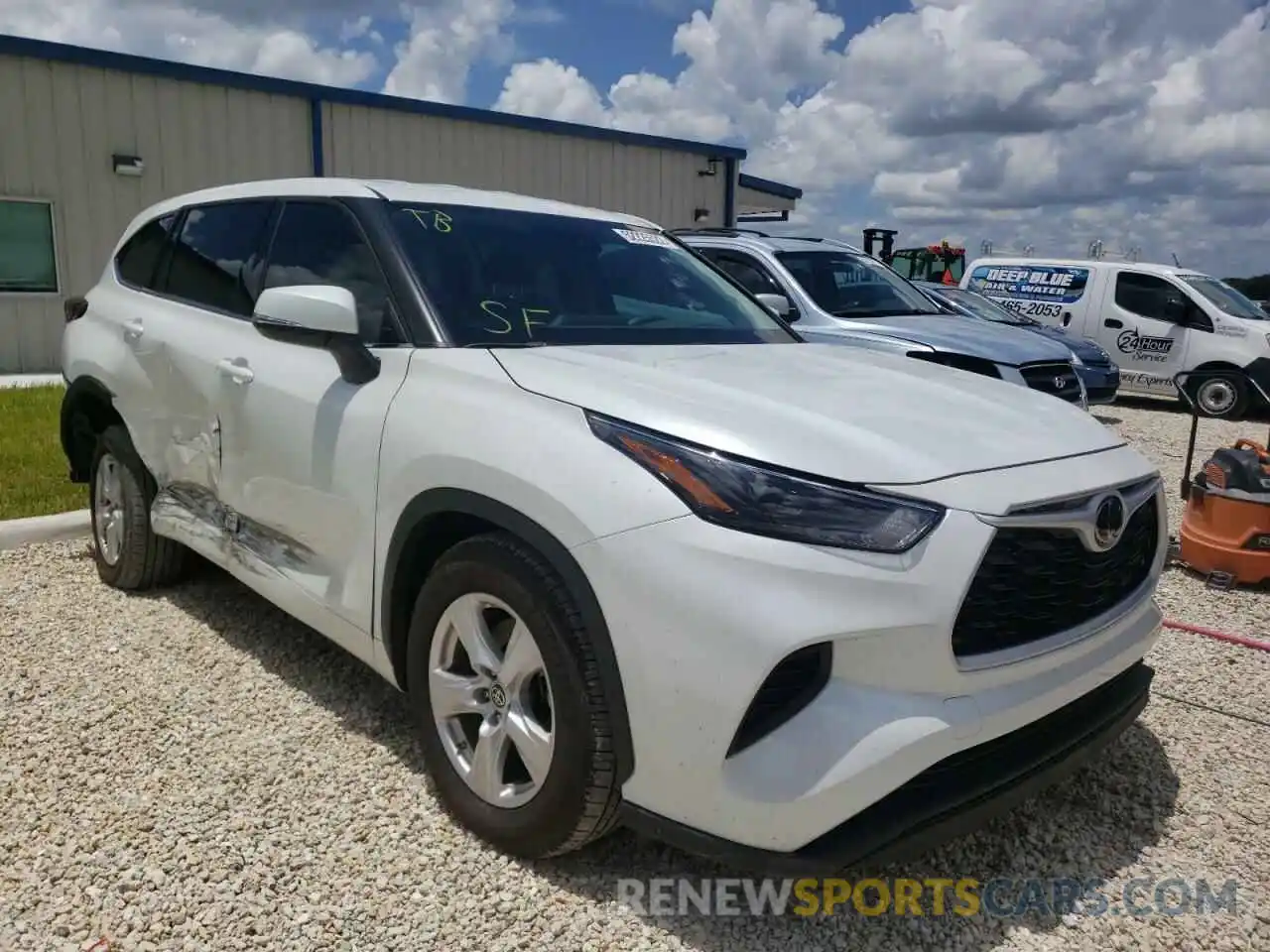 1 Photograph of a damaged car 5TDCZRAH2NS100214 TOYOTA HIGHLANDER 2022