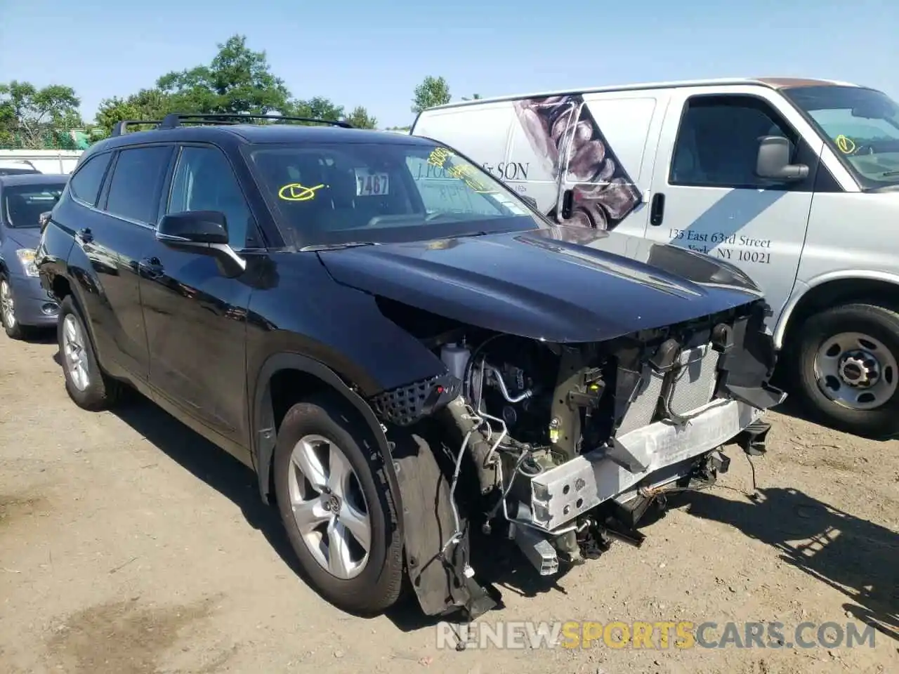 1 Photograph of a damaged car 5TDCZRBH0NS164590 TOYOTA HIGHLANDER 2022