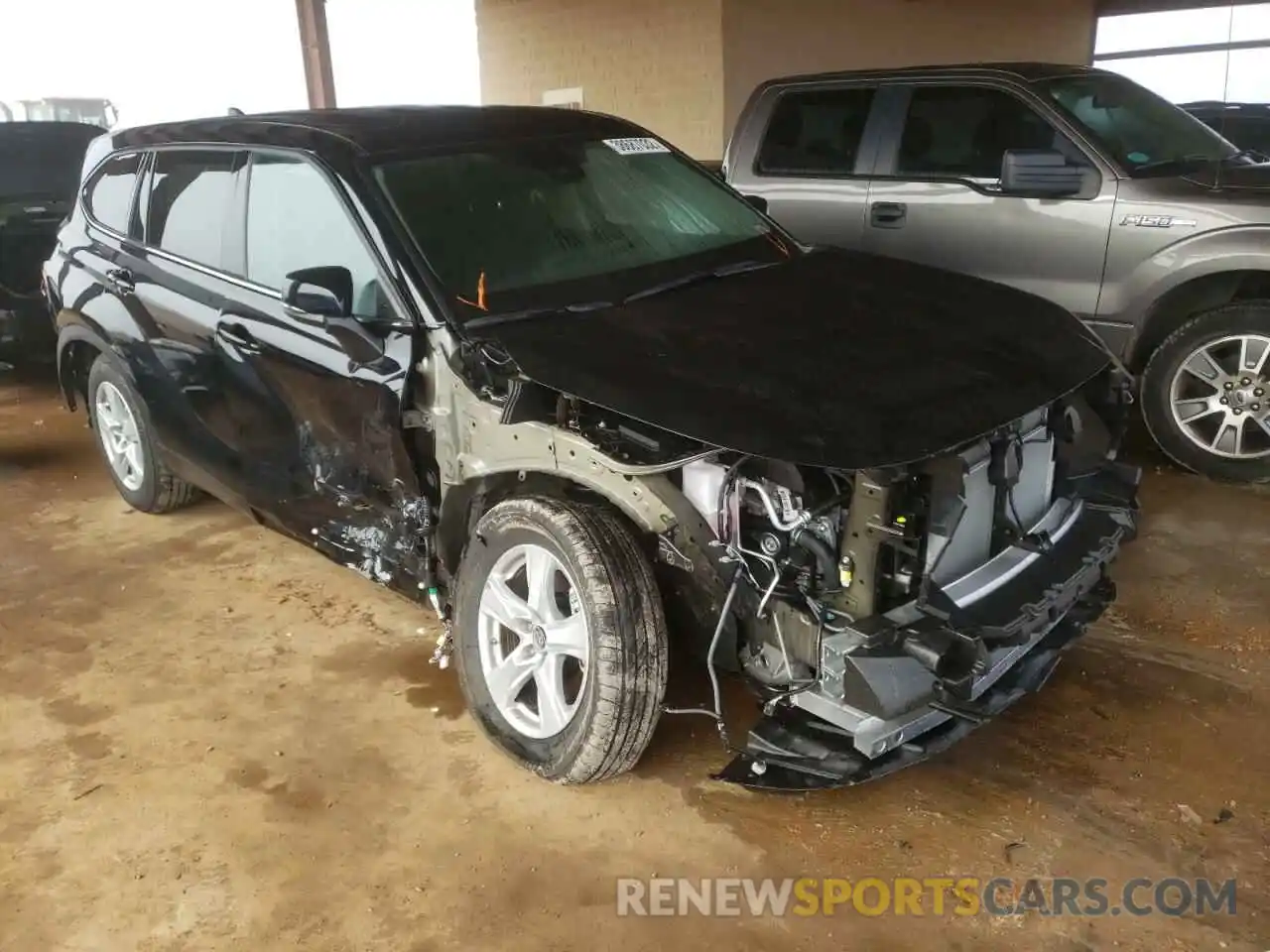 1 Photograph of a damaged car 5TDCZRBH1NS174741 TOYOTA HIGHLANDER 2022